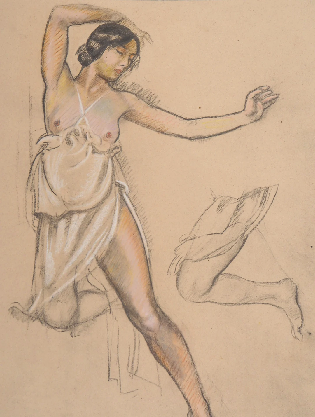 Maurice DENIS - Etude pour Presto - Lithographie originale dédicacée