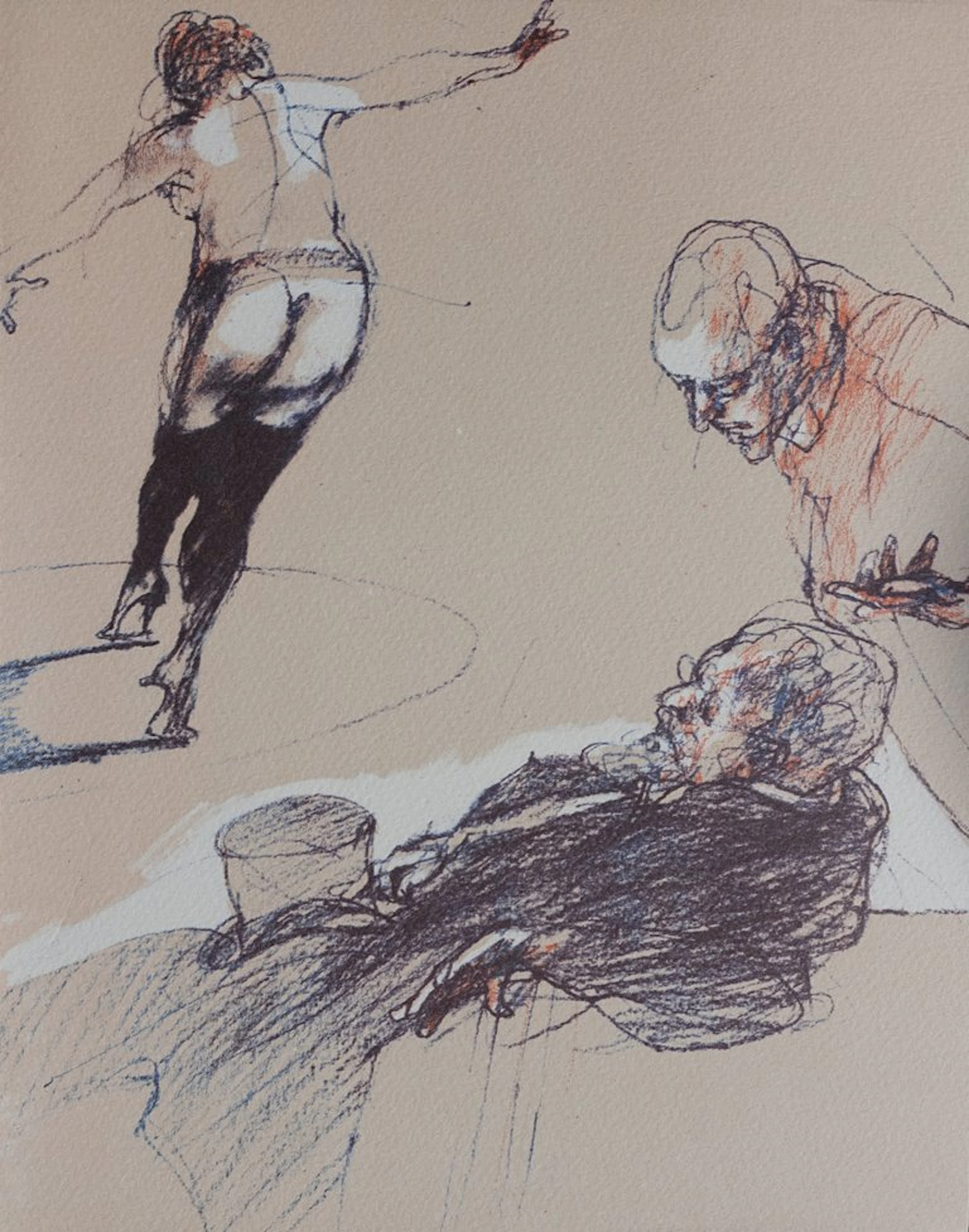 Claude WEISBUCH - La danseuse, 1984 - Lithographie originale