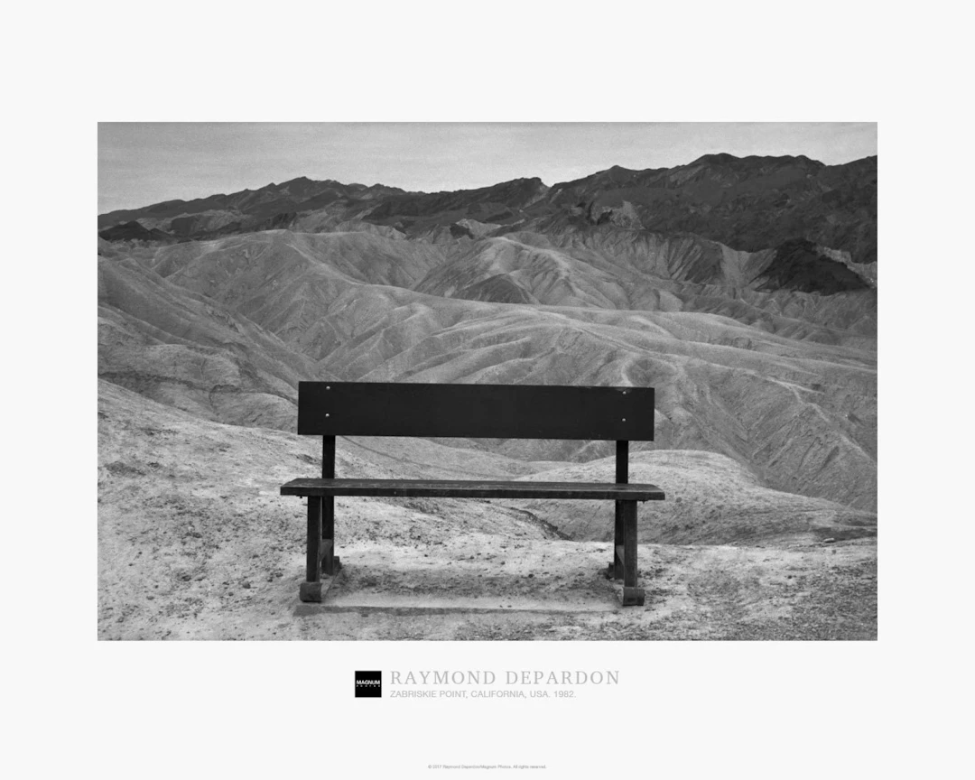 Raymond DEPARDON - Zabriskie Point, California, USA. 1982. - Affiche