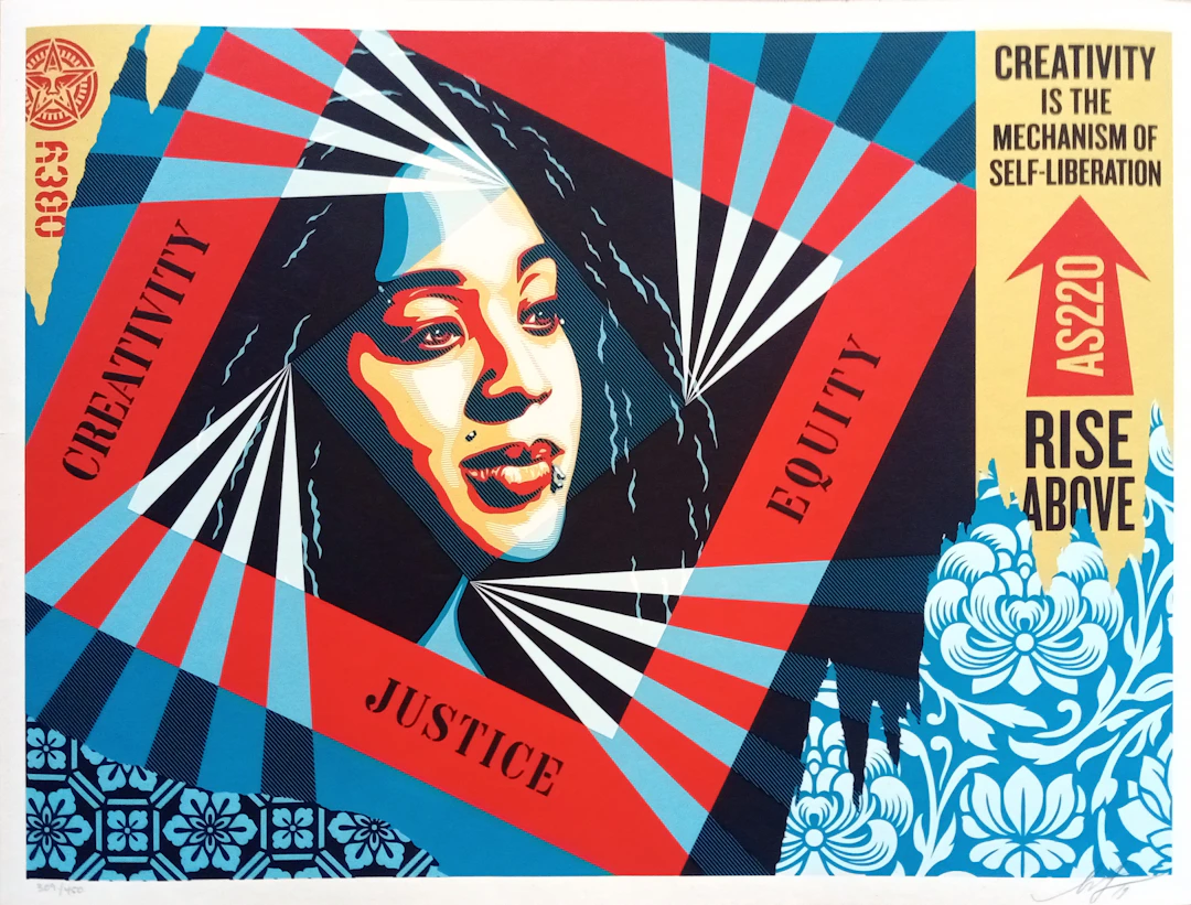 Shepard FAIREY (Obey) - Creativity, Equity, Justice