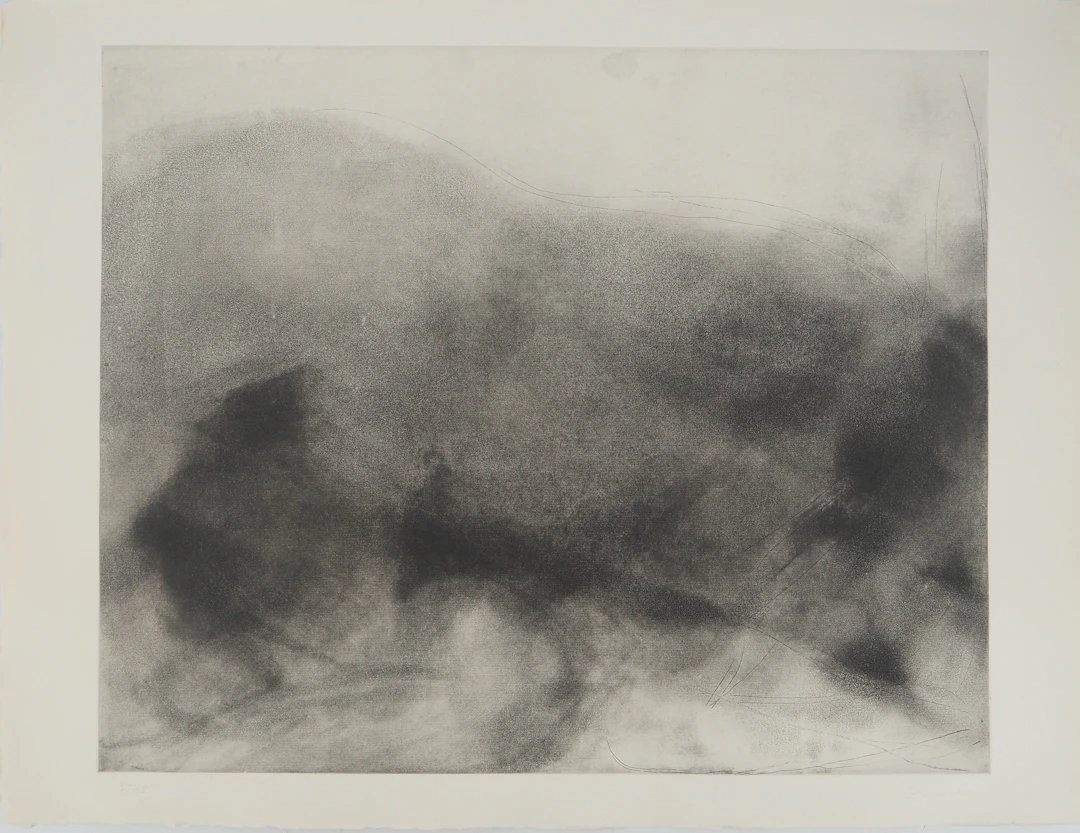 Claude GARACHE : Nu abstrait, Gravure original, Signée