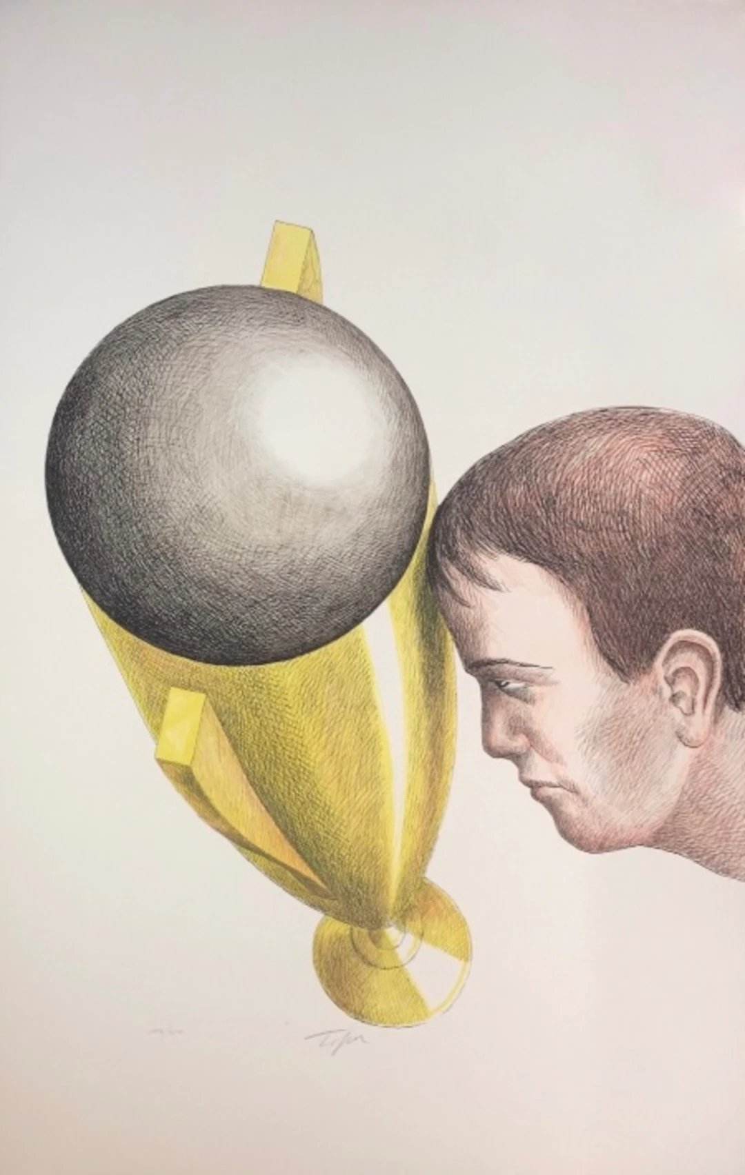 Roland TOPOR - Coupe du monde 82, 1982, lithographie