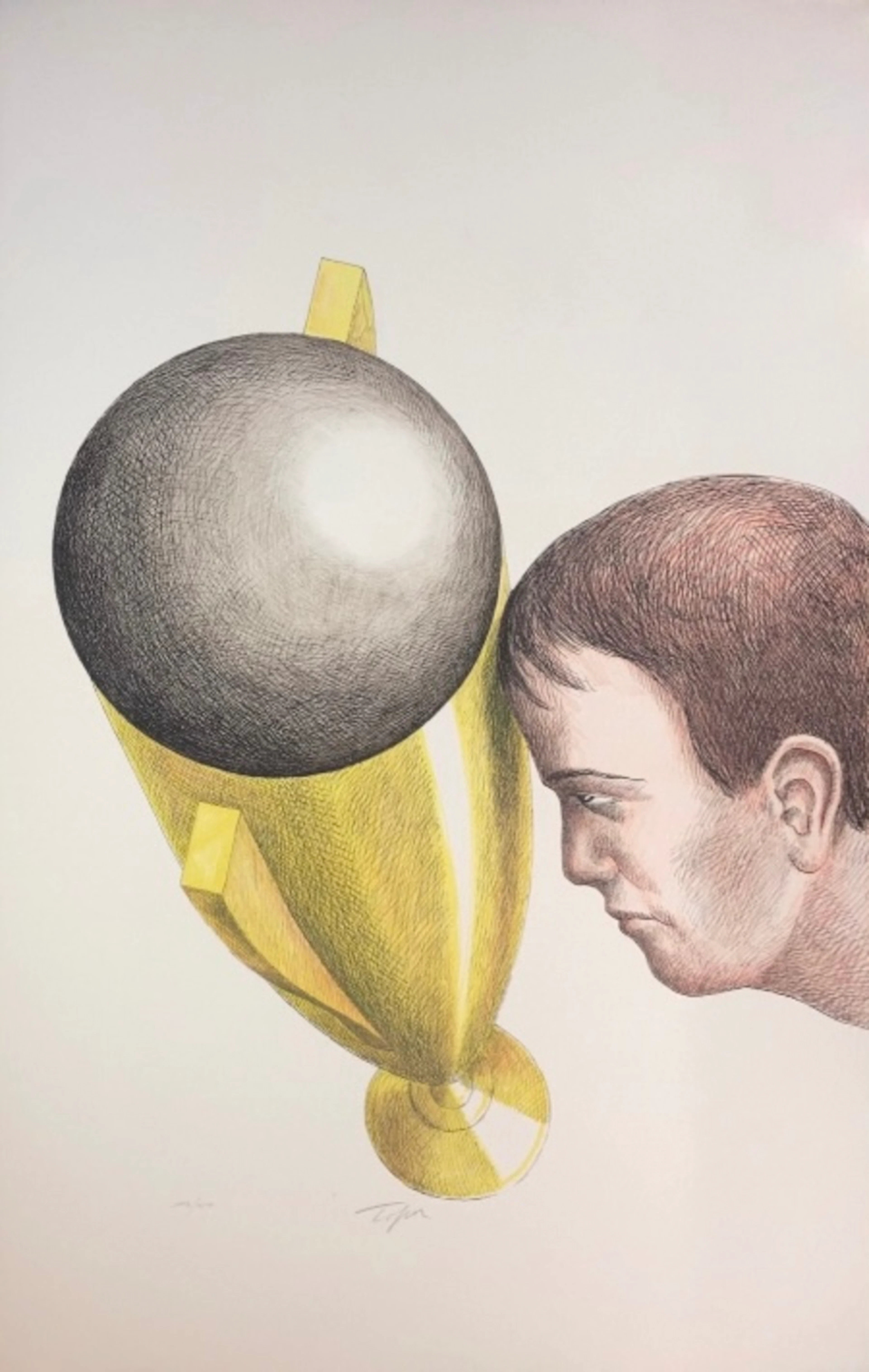 Roland TOPOR - Coupe du monde 82, 1982, lithographie