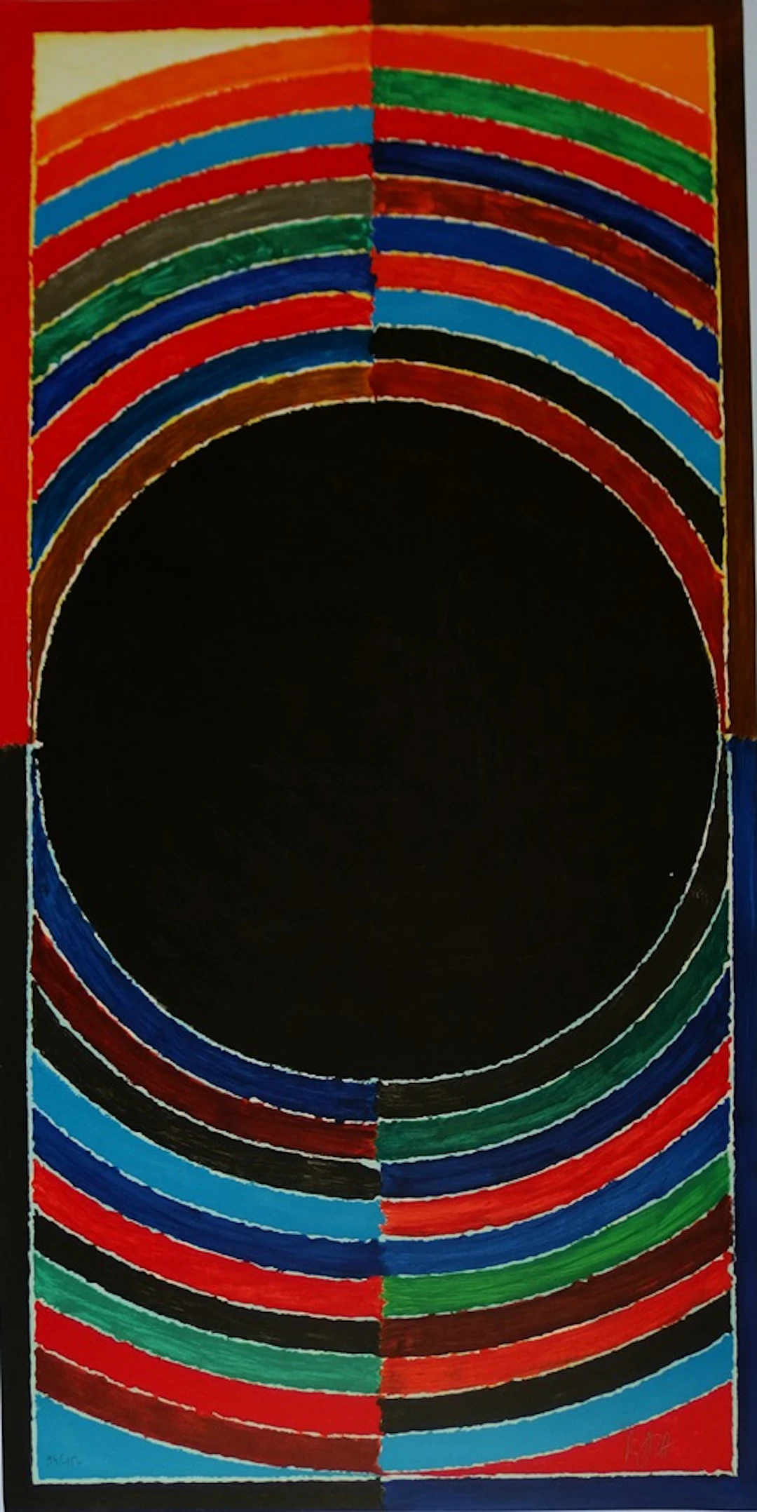 Sayed Haider RAZA - Bindu, Lithographie originale signée