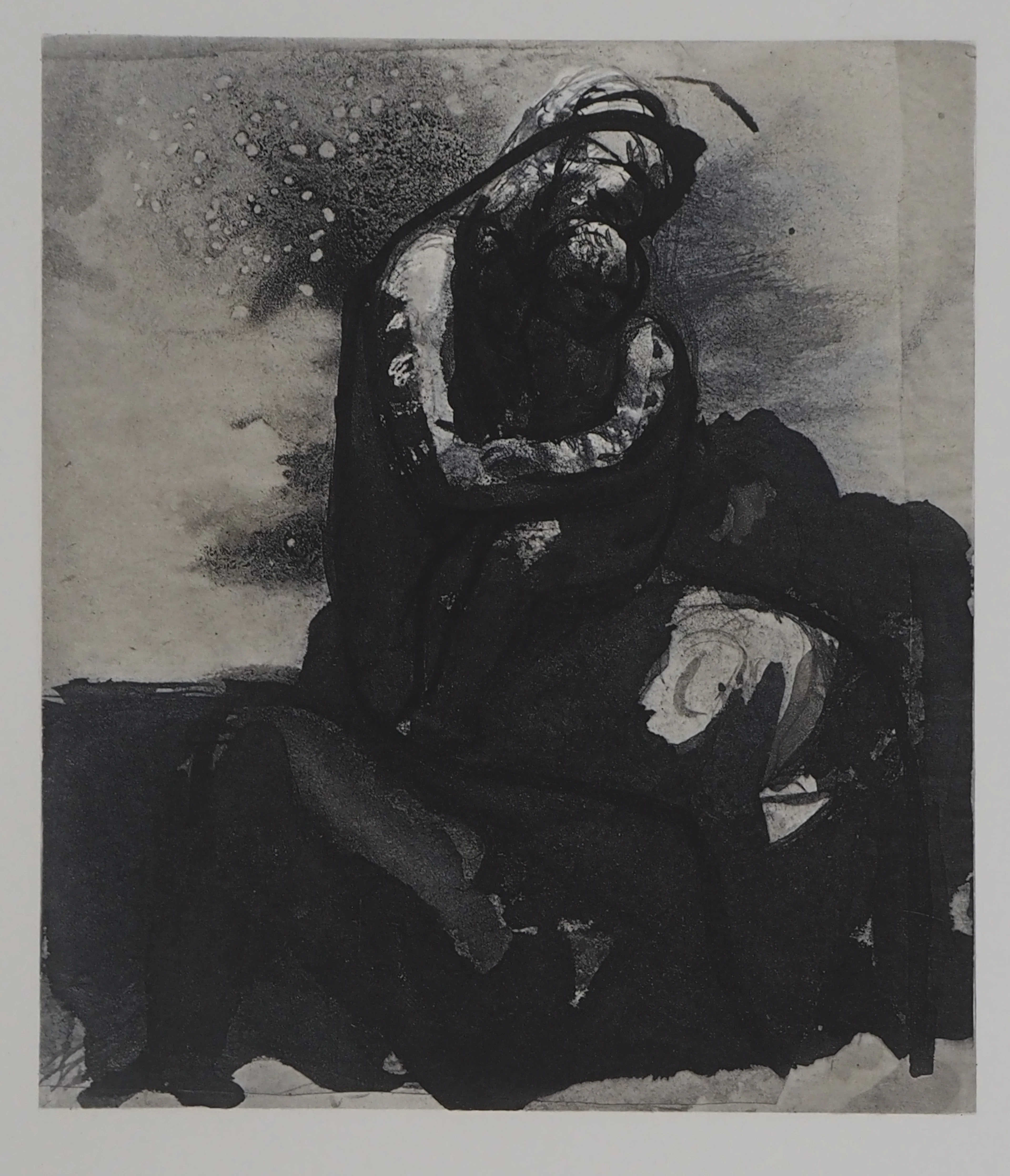 Auguste RODIN (d’après) : La mère et son enfant - Gravure