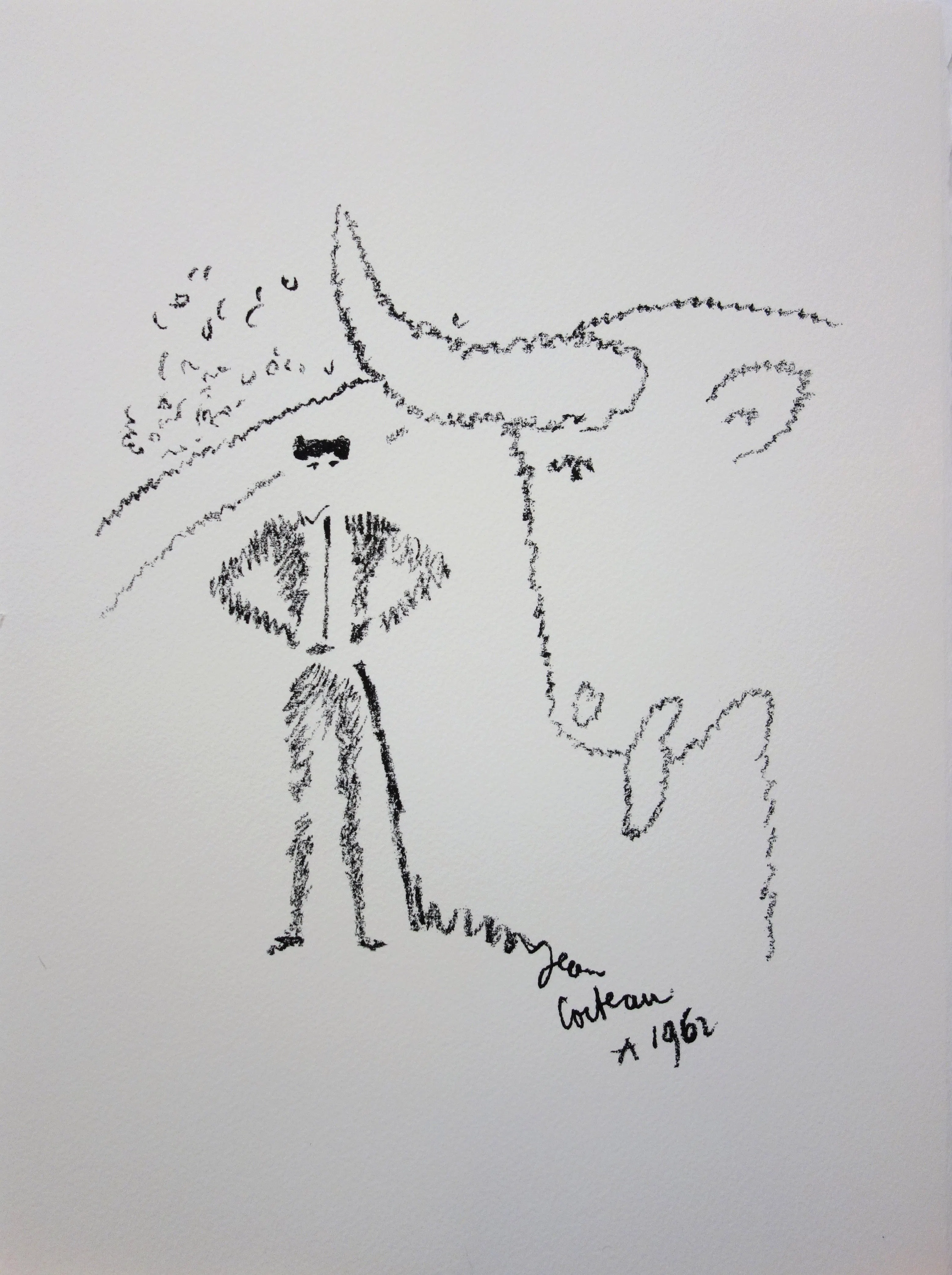 Jean COCTEAU : La provocation - Lithographie signée