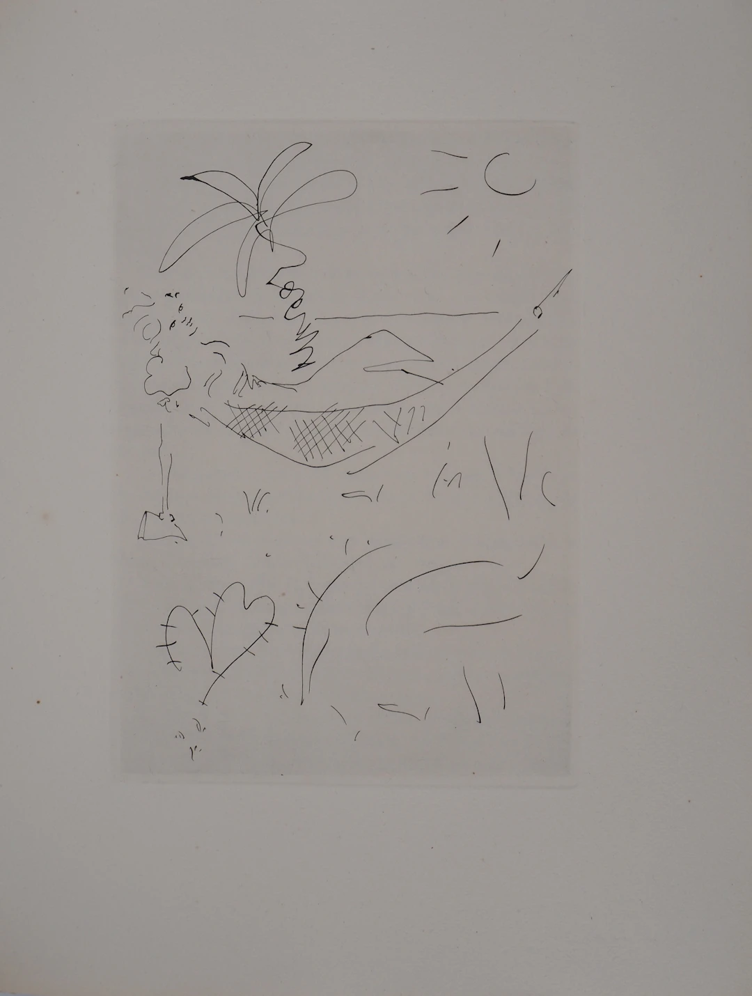 Jean COCTEAU : Le bal du comte d'Orgel, Mahaut se prélassant au soleil