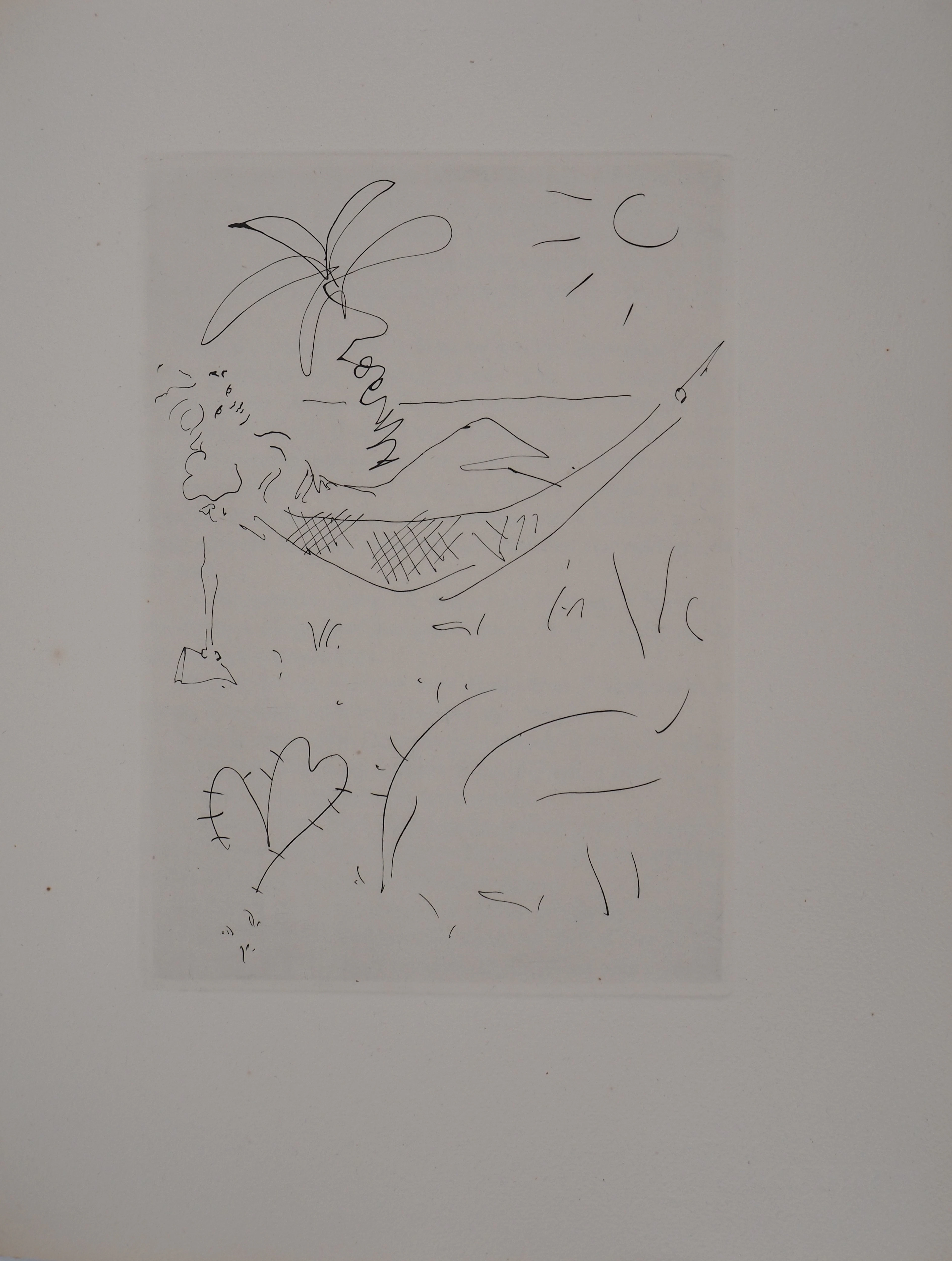 Jean COCTEAU : Le bal du comte d'Orgel, Mahaut se prélassant au soleil