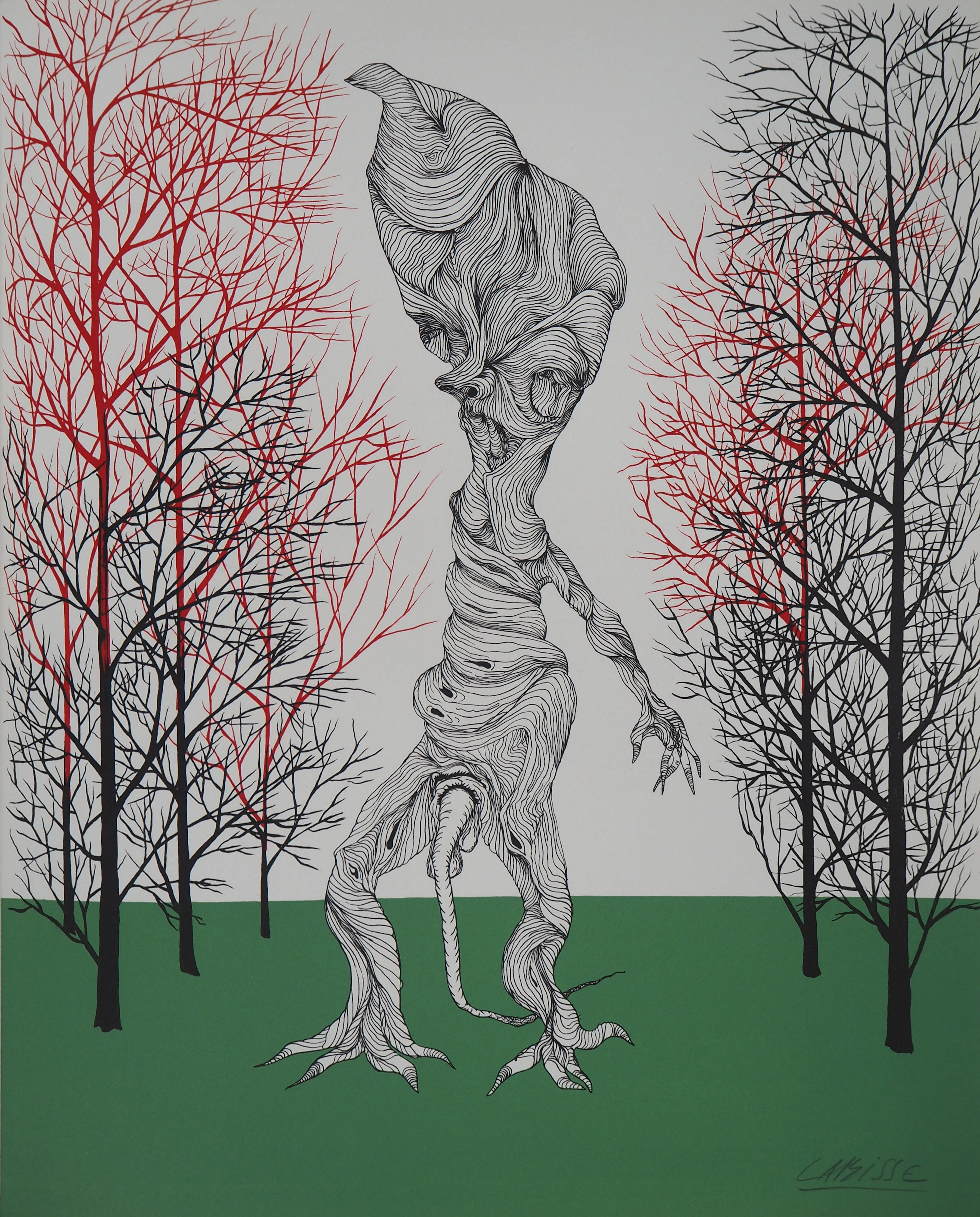 Félix LABISSE : La Mandragore, Lithographie originale signée