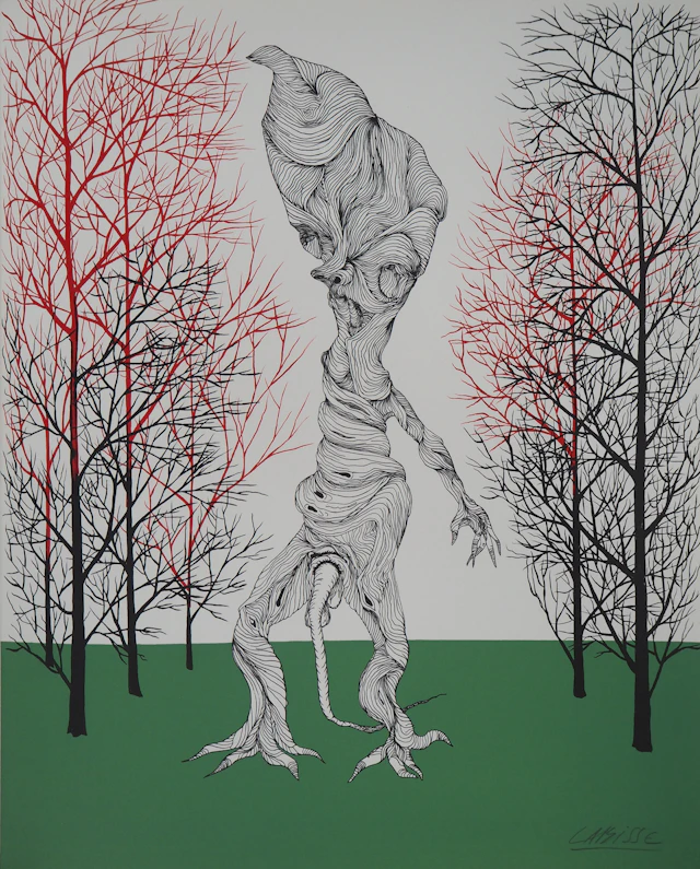 Félix LABISSE : La Mandragore, Lithographie originale signée