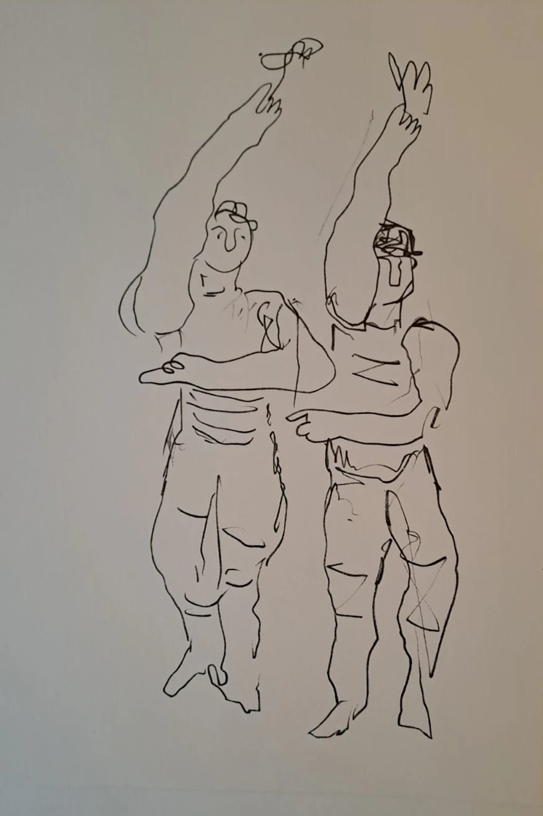 Fernand Léger (d’après) - Les athlètes - Lithographie offset