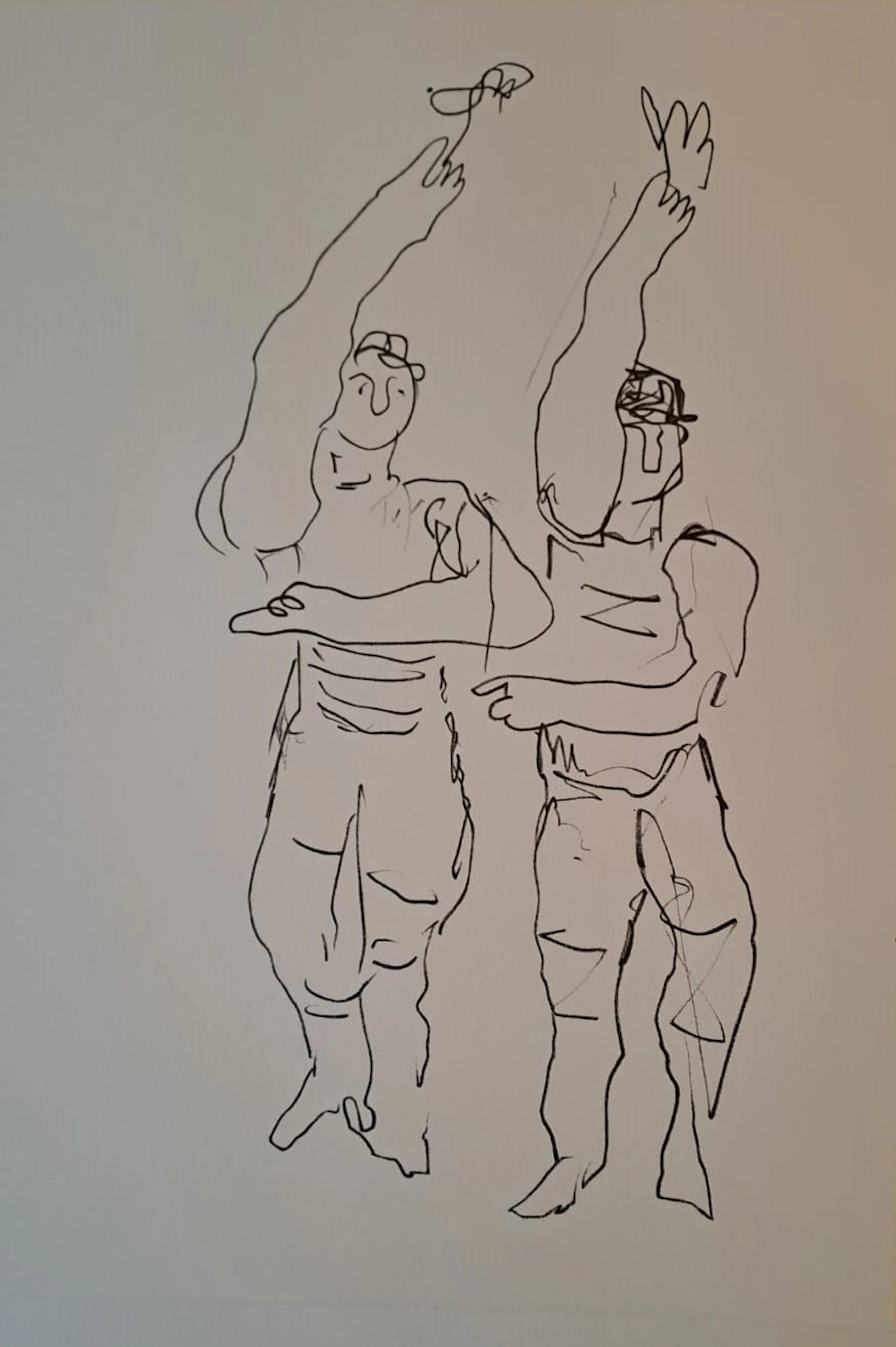Fernand Léger (d’après) - Les athlètes - Lithographie offset