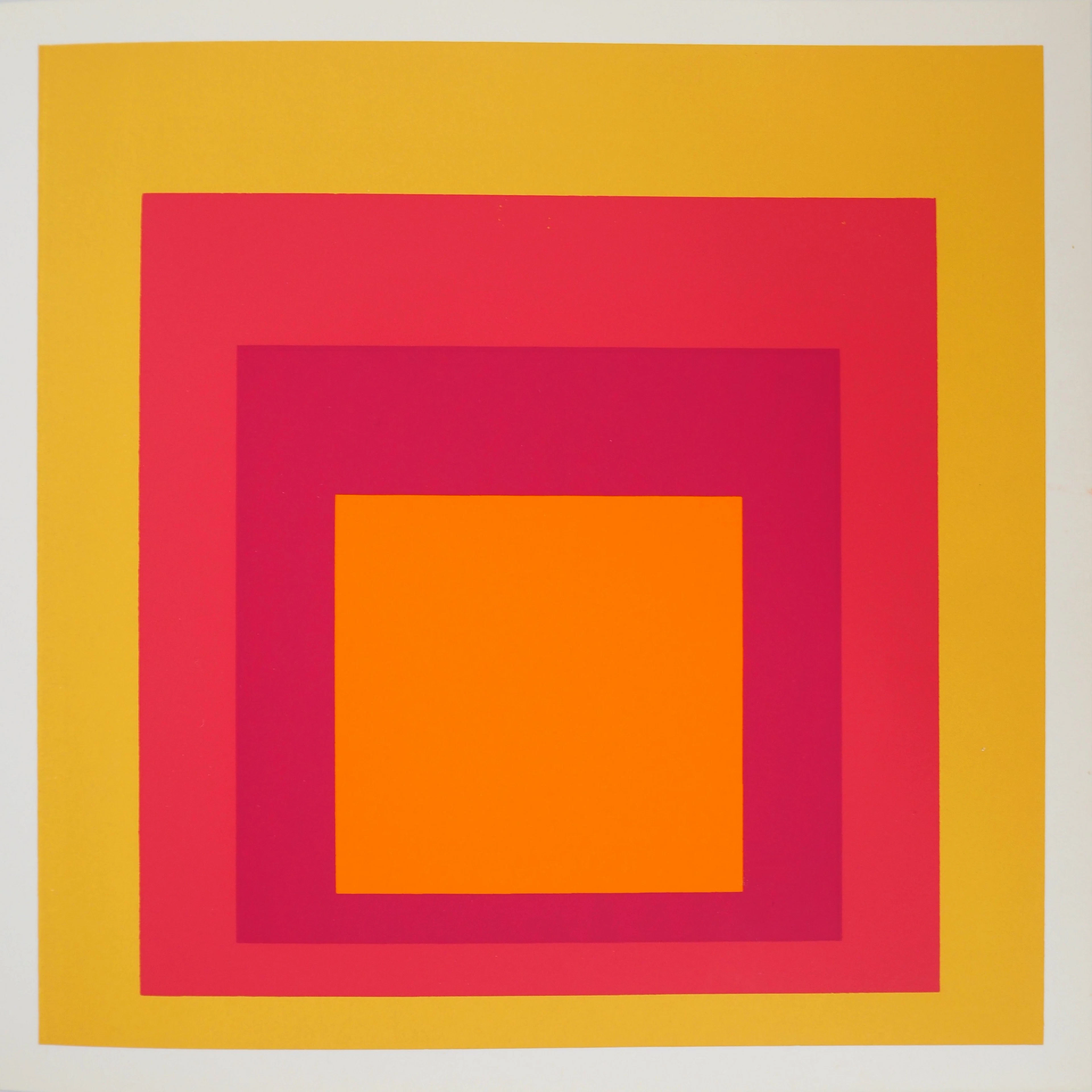 Josef ALBERS : Homage to the square, La Tehuana - Sérigraphie en couleurs