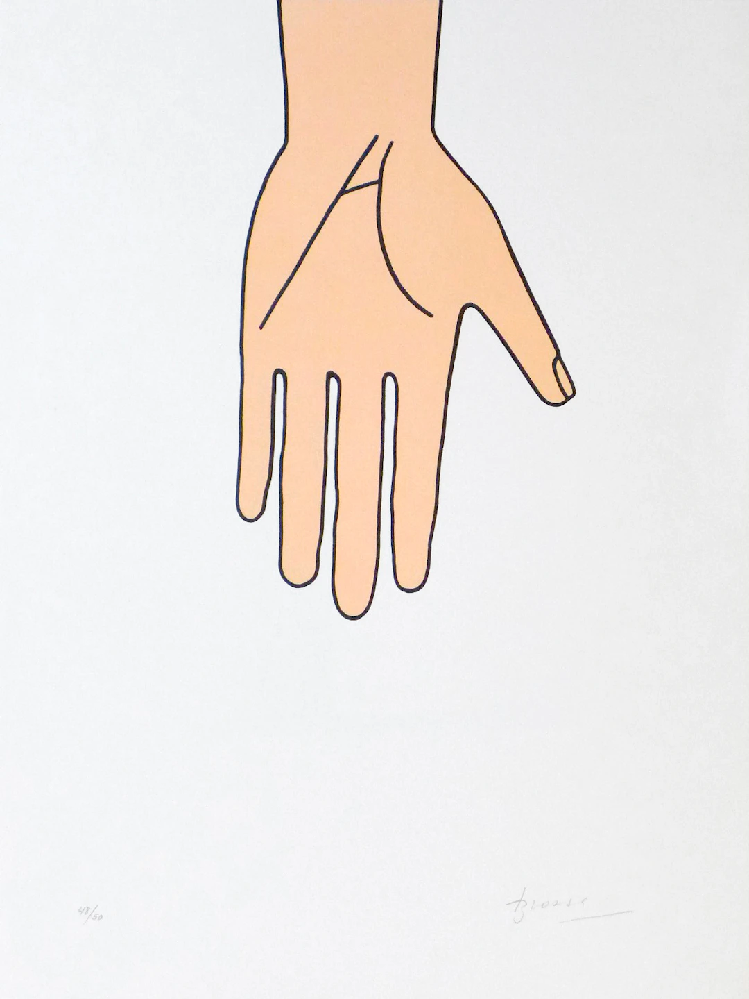 Joan Brossa (1919-1998) - Poema visual 26, 1989 - Lithographie