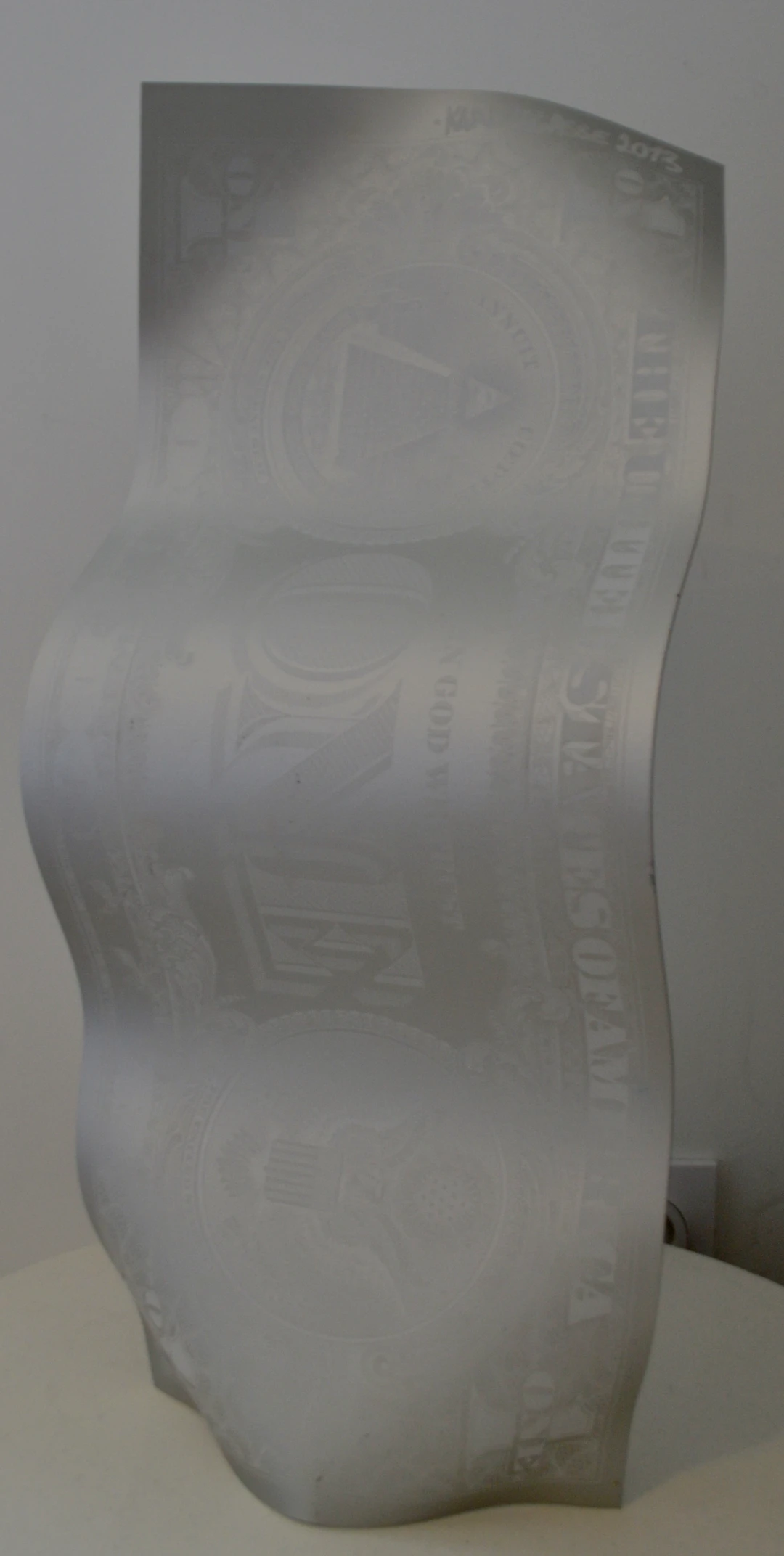 Karl LAGASSE - One dollar, 2013 - Sculpture