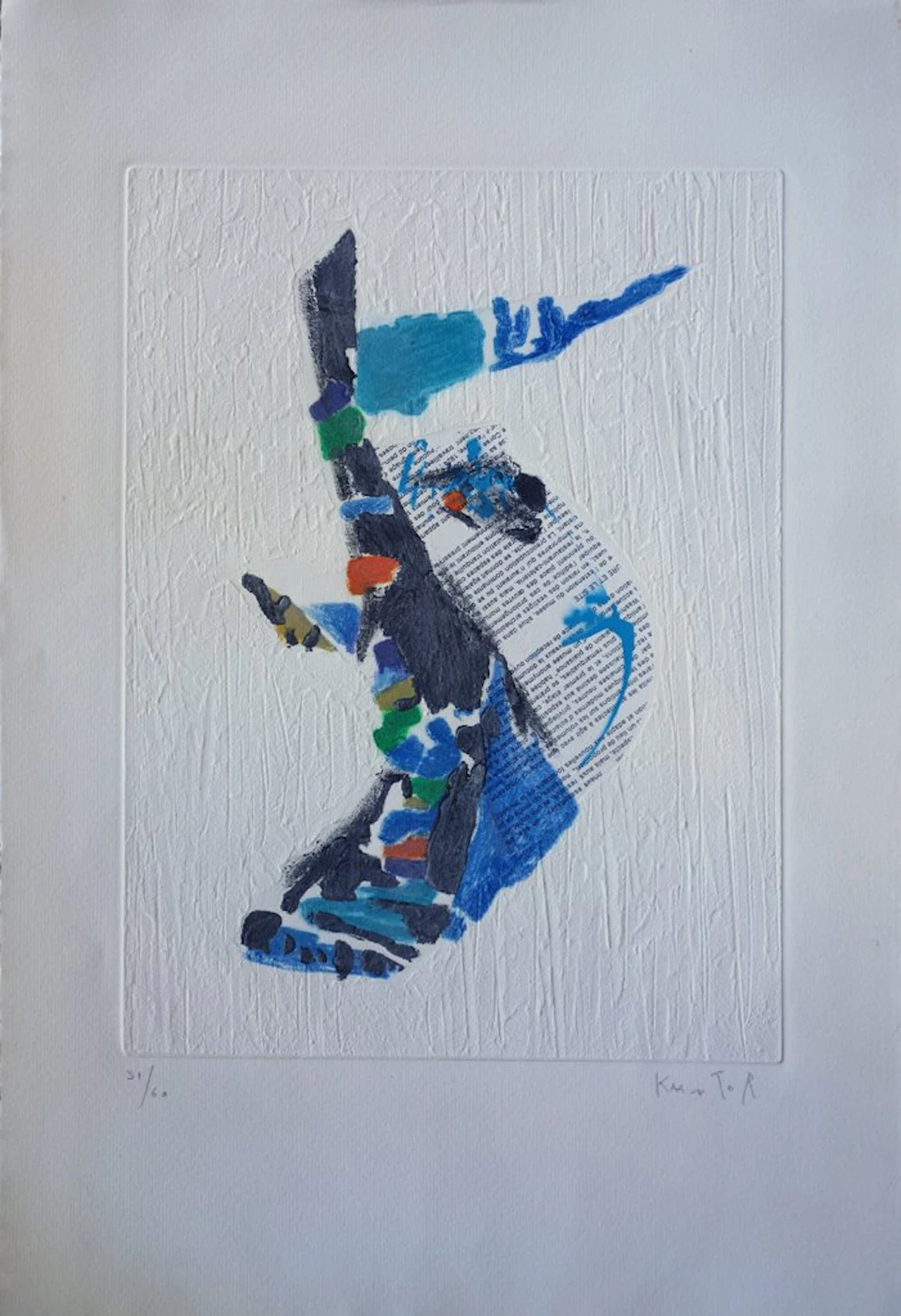 Judith Viviane KAANTOR : Composition - Gravure originale signée