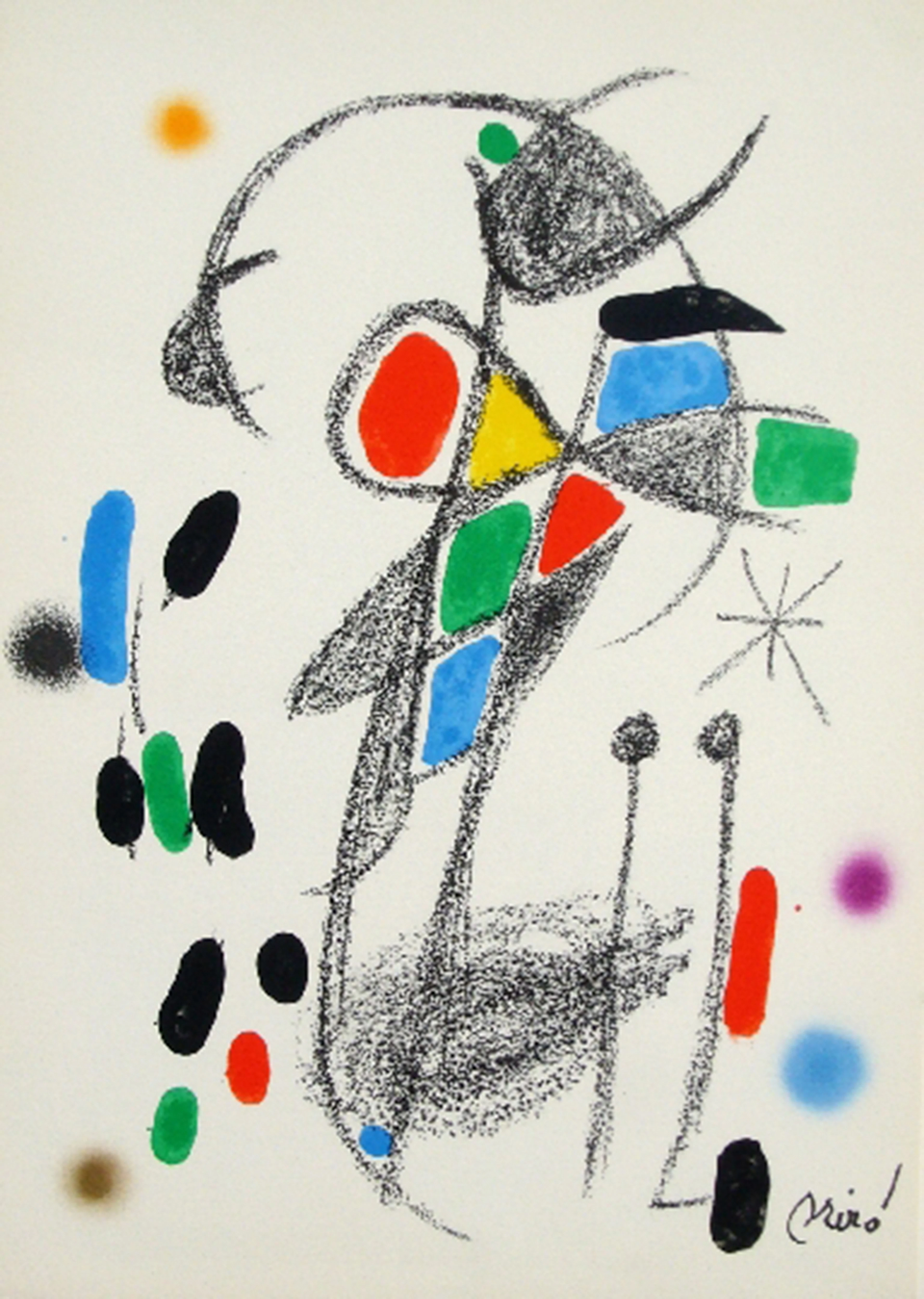 Joan Miró - Maravillas con variaciones acrosticas 18, 1975, Lithographie