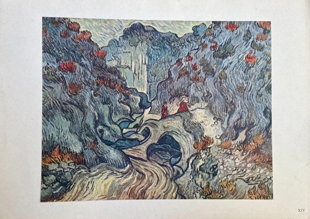 Vincent VAN GOGH (d’après) - le ravin, c.1950 - Lithographie