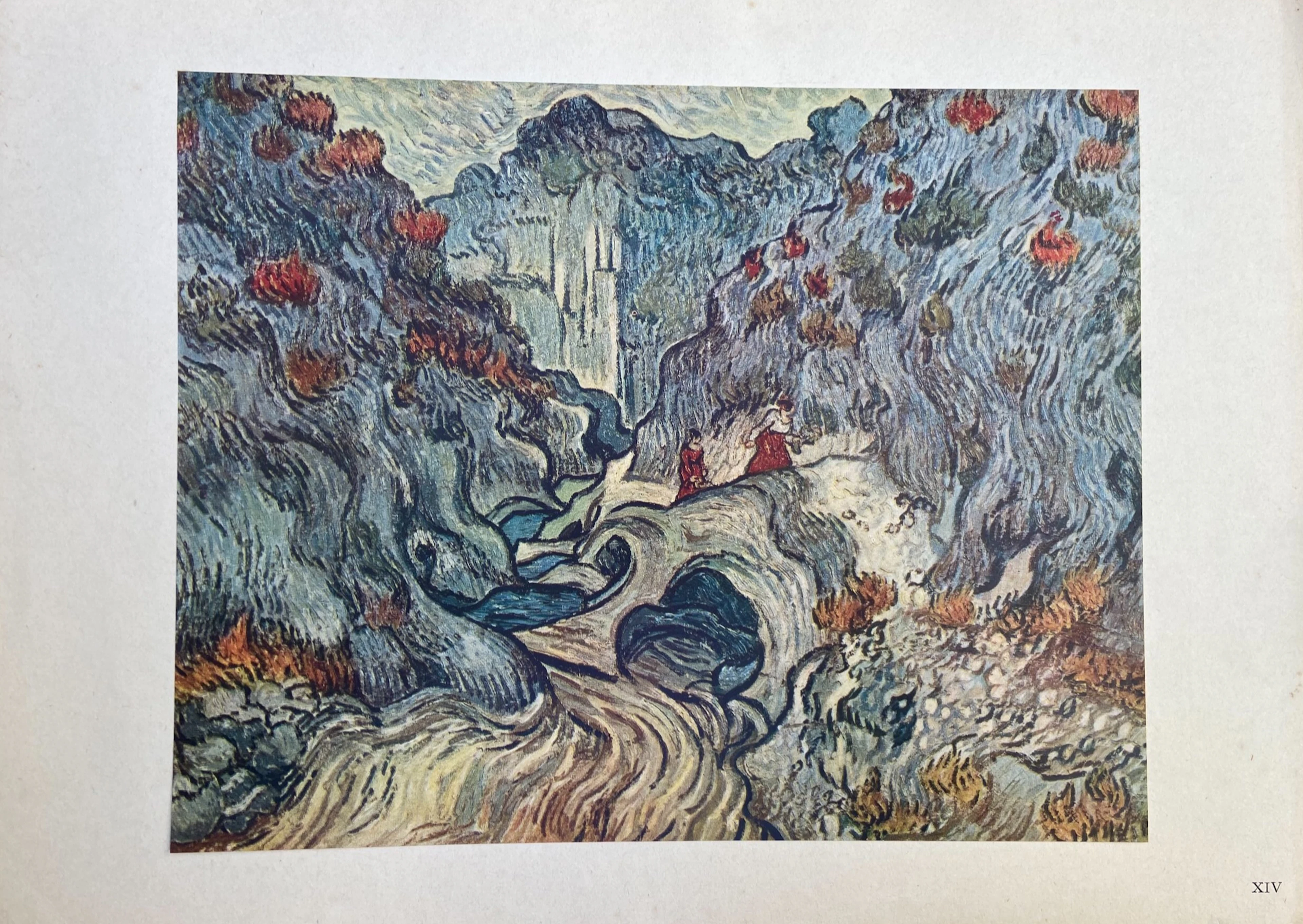 Vincent VAN GOGH (d’après) - le ravin, c.1950 - Lithographie