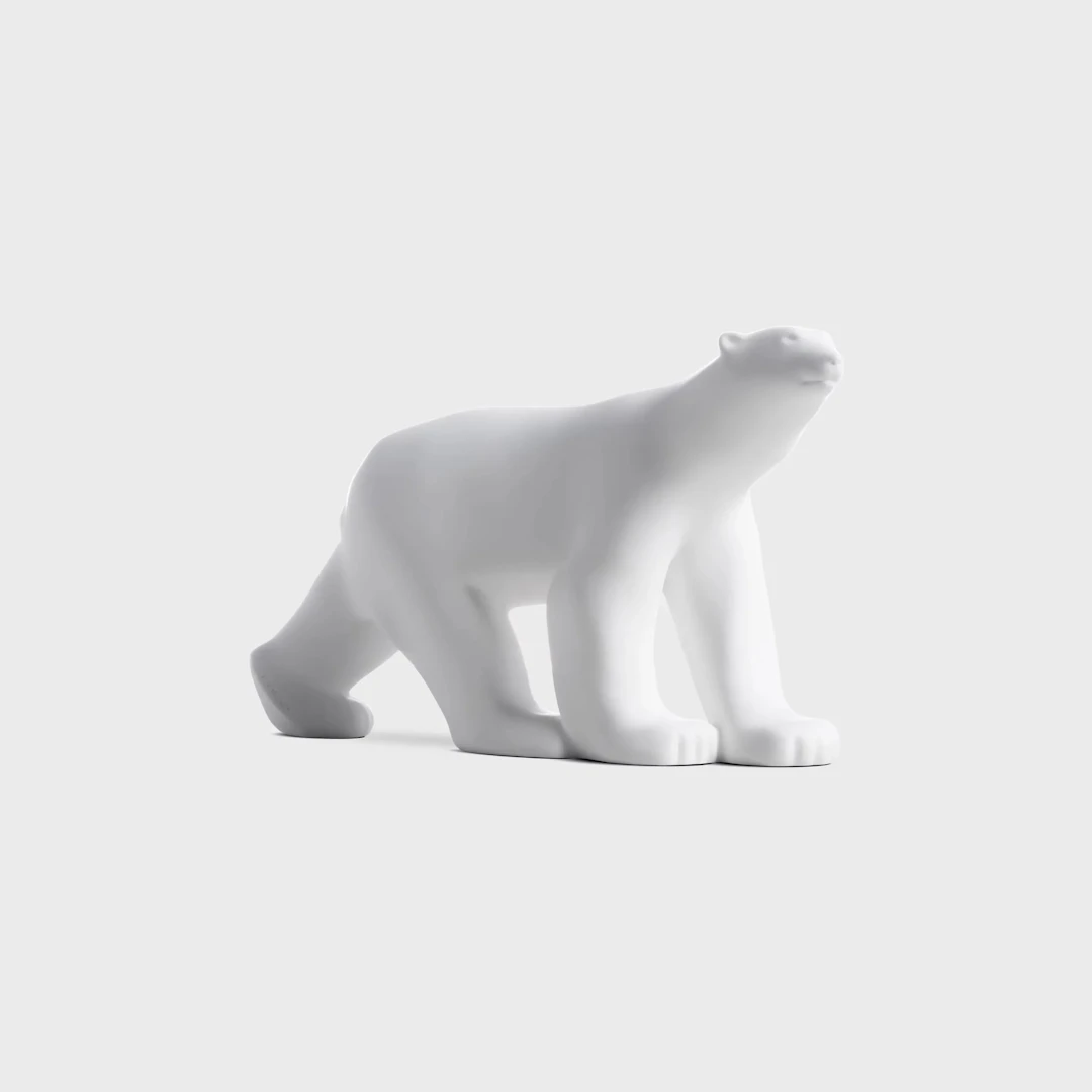 Francois Pompon - Ours Pompon 11cm - Sculpture en pierre reconstituée - 2024