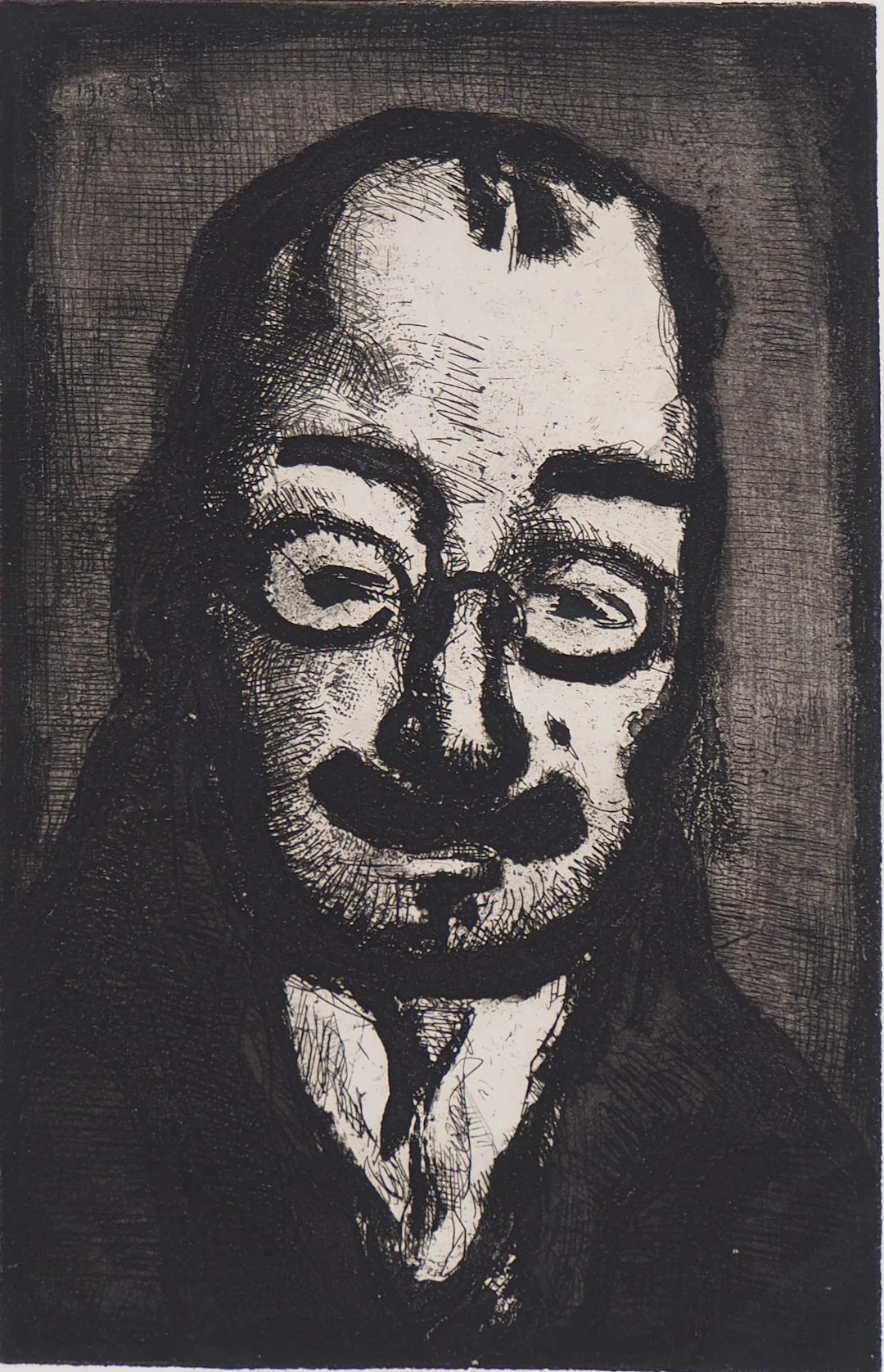 Georges ROUAULT - Le directeur de théâtre - Gravure originale