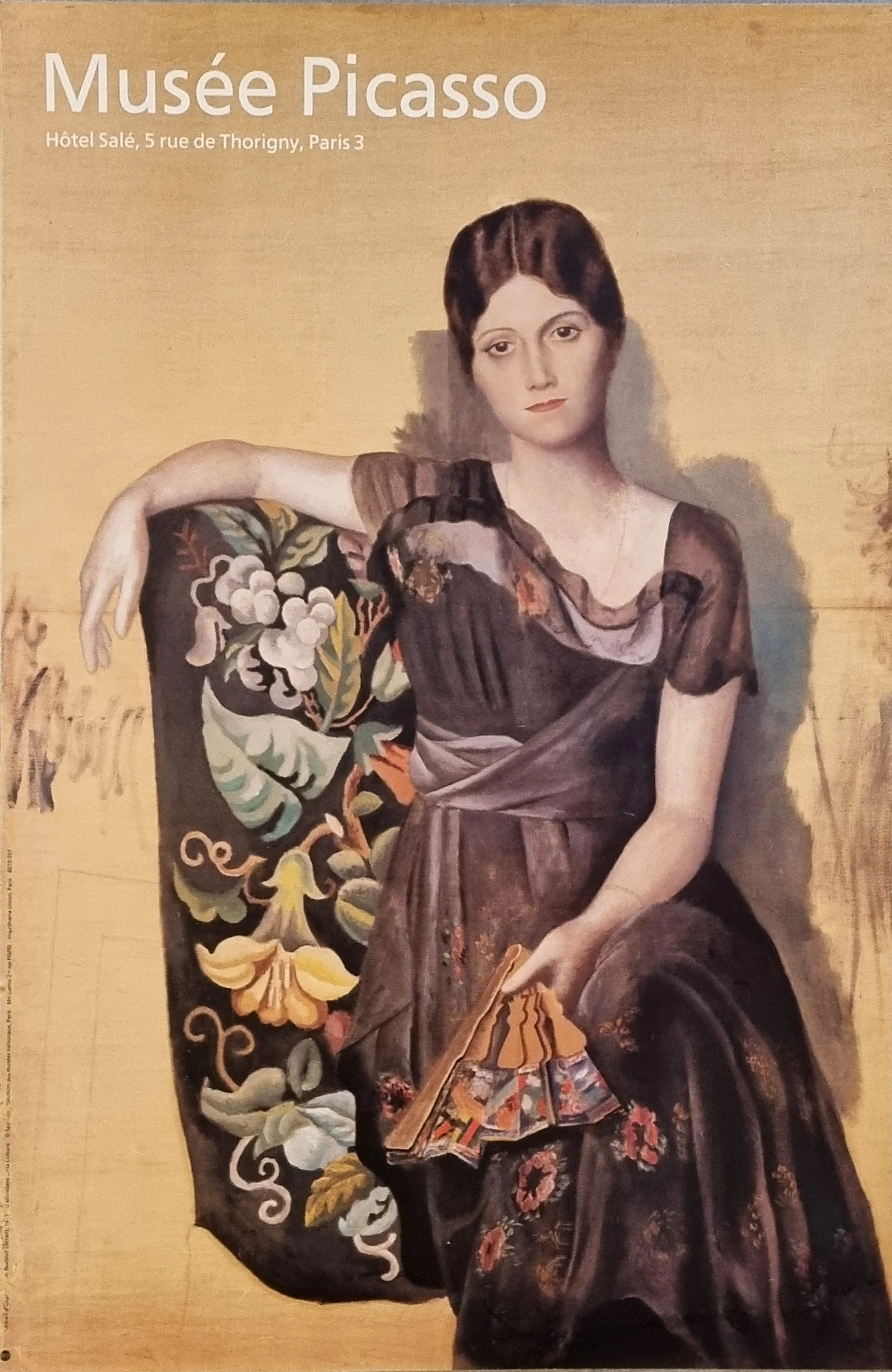 Pablo Picasso (d’après), Portrait d’Olga dans un fauteuil, affiche 1988