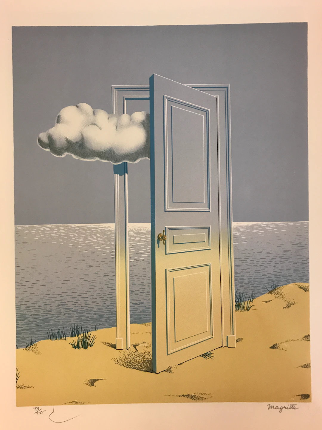 René MAGRITTE (d’après) - La victoire - Lithographie