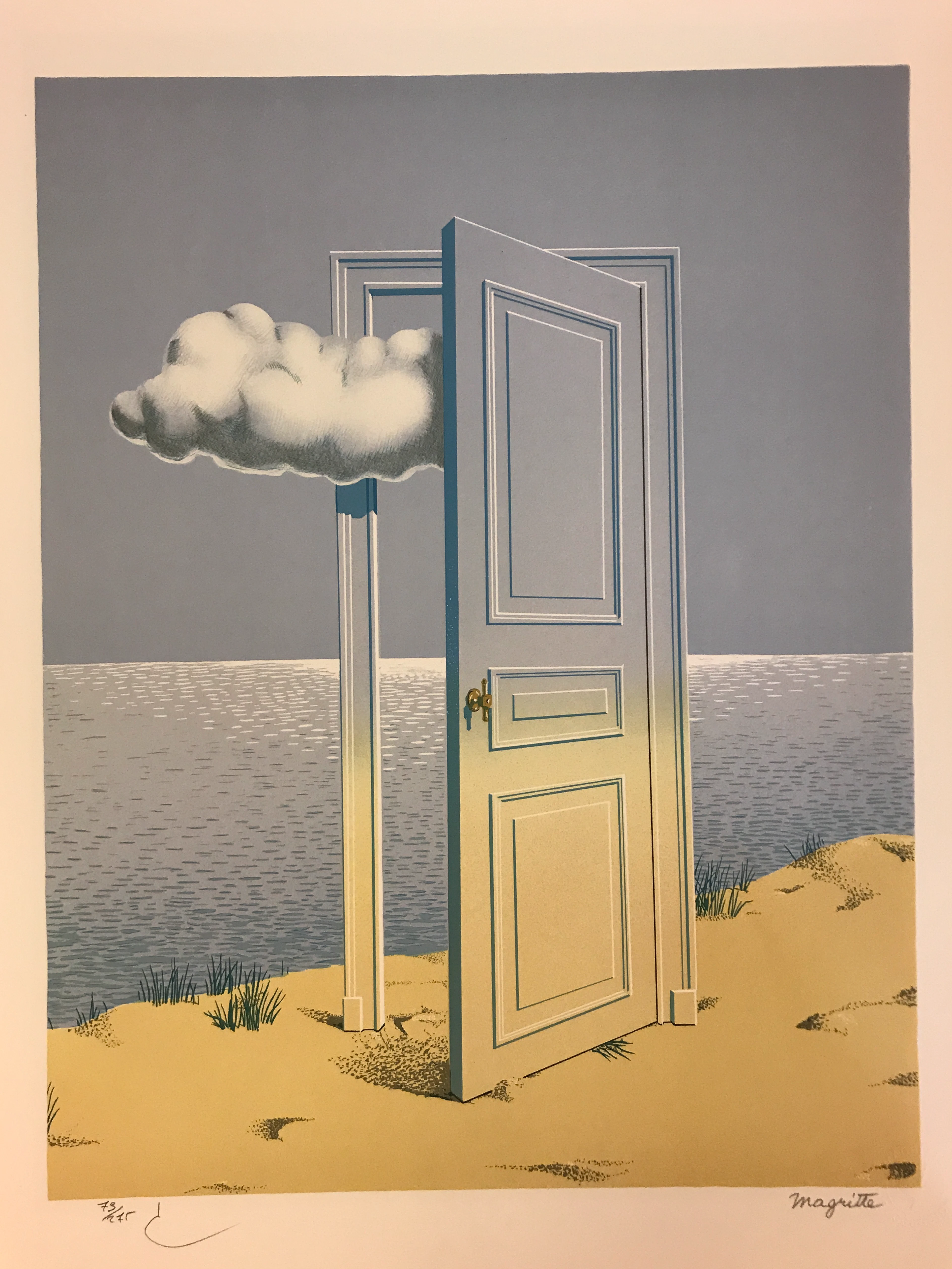 René MAGRITTE (d’après) - La victoire - Lithographie