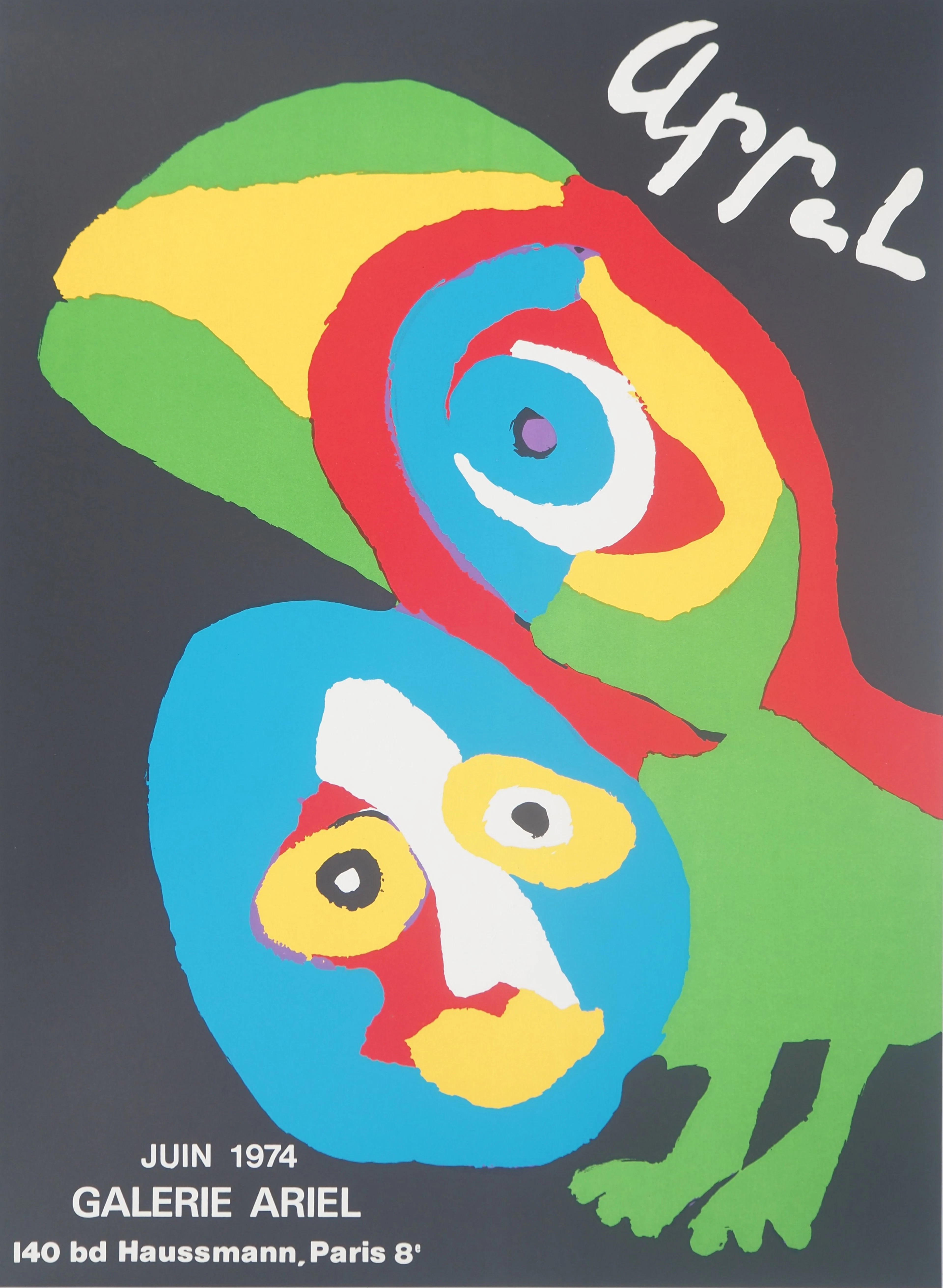 Karel APPEL : Ariel - Lithographie originale signée