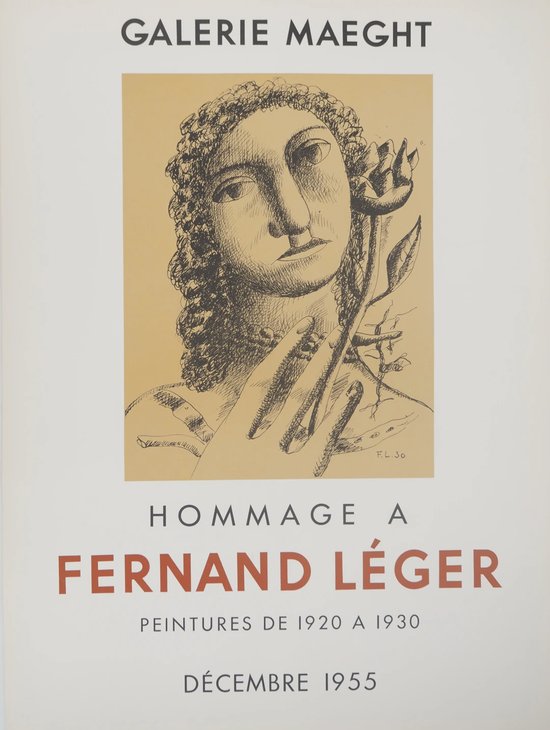 Fernand LEGER : Hommage à Fernand LEGER - Lithographie signée