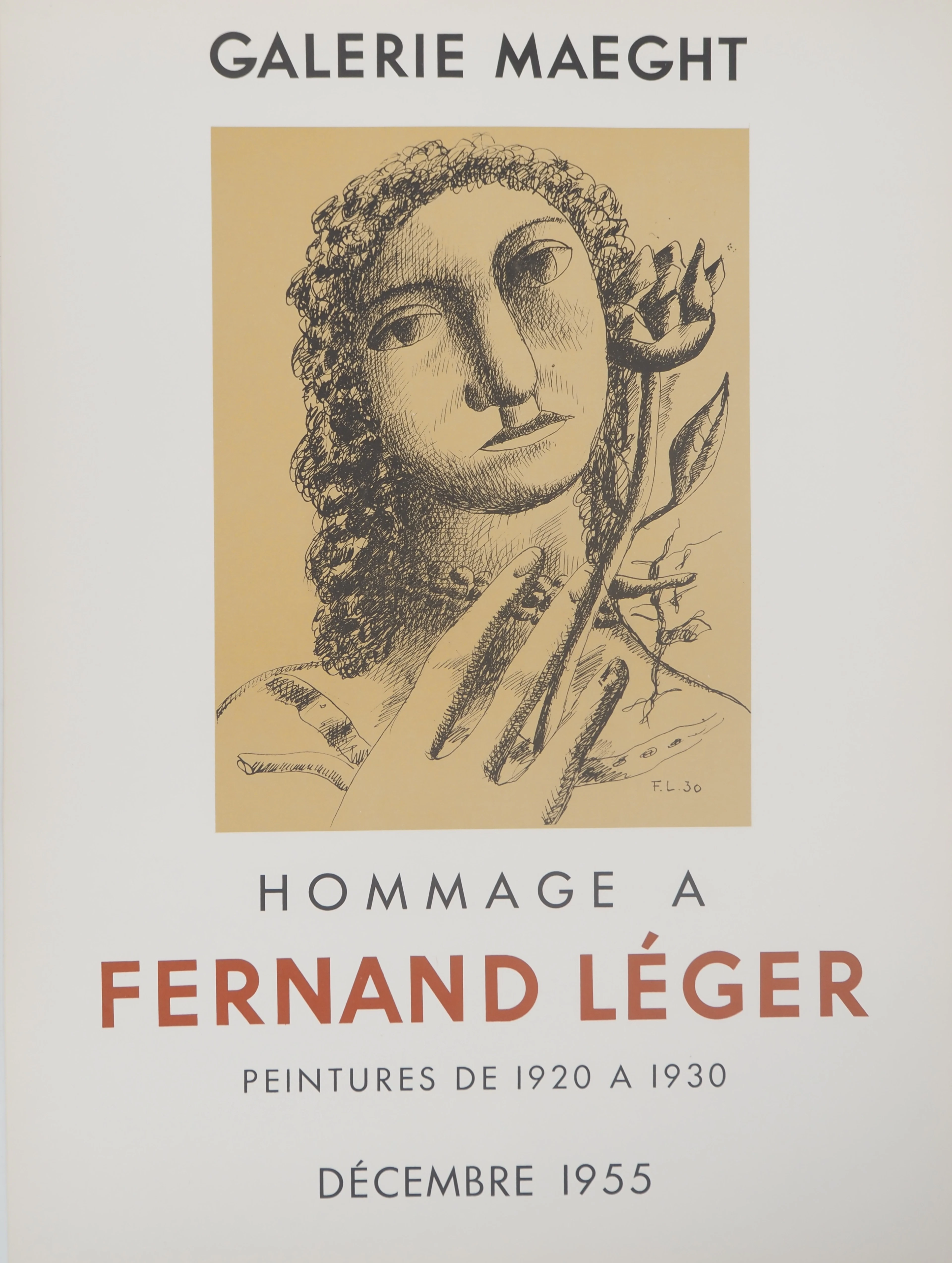 Fernand LEGER : Hommage à Fernand LEGER - Lithographie signée