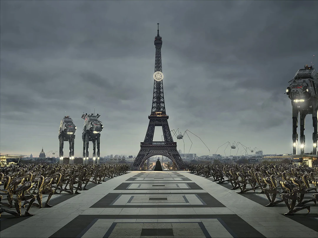 Cedric Delsaux - Paris 2020 the black wave - Tirage photographique