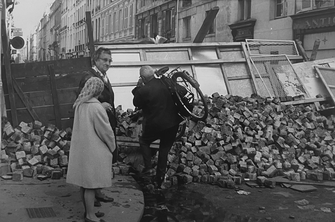 AP - Barricade Mai 68 - Tirage argentique