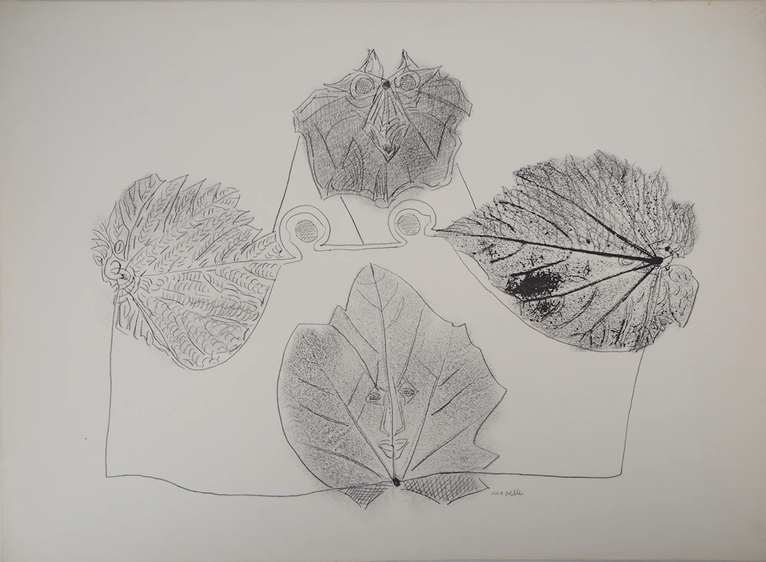 Jean-Paul RIOPELLE - Nelligan, les feuilles - Lithographie originale, Signée