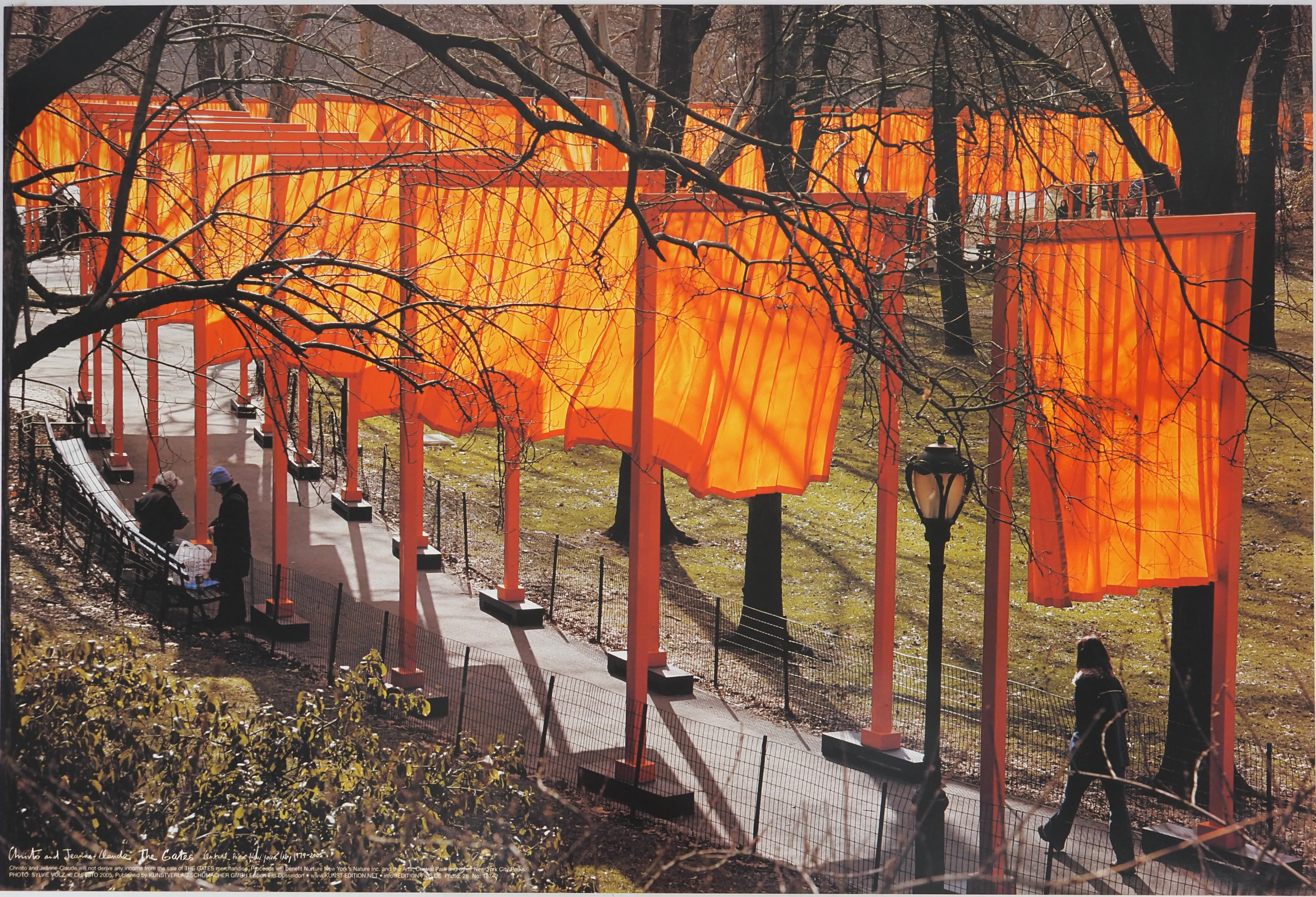 Christo et Jeanne-Claude - Gates and Orange Curtains : Central Park