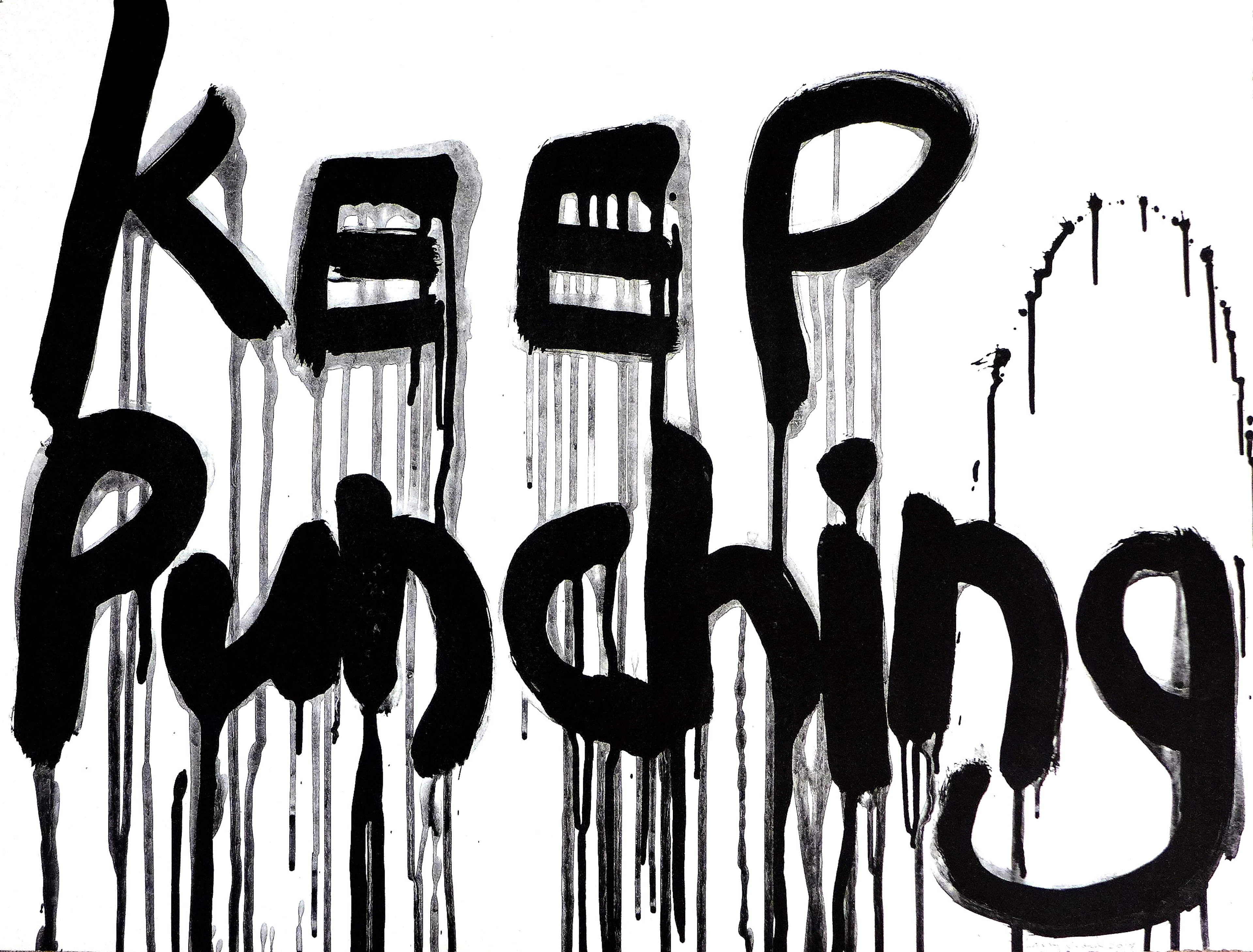 Larry CLARK - Keep Punching, 2017 - Lithographie signée au crayon
