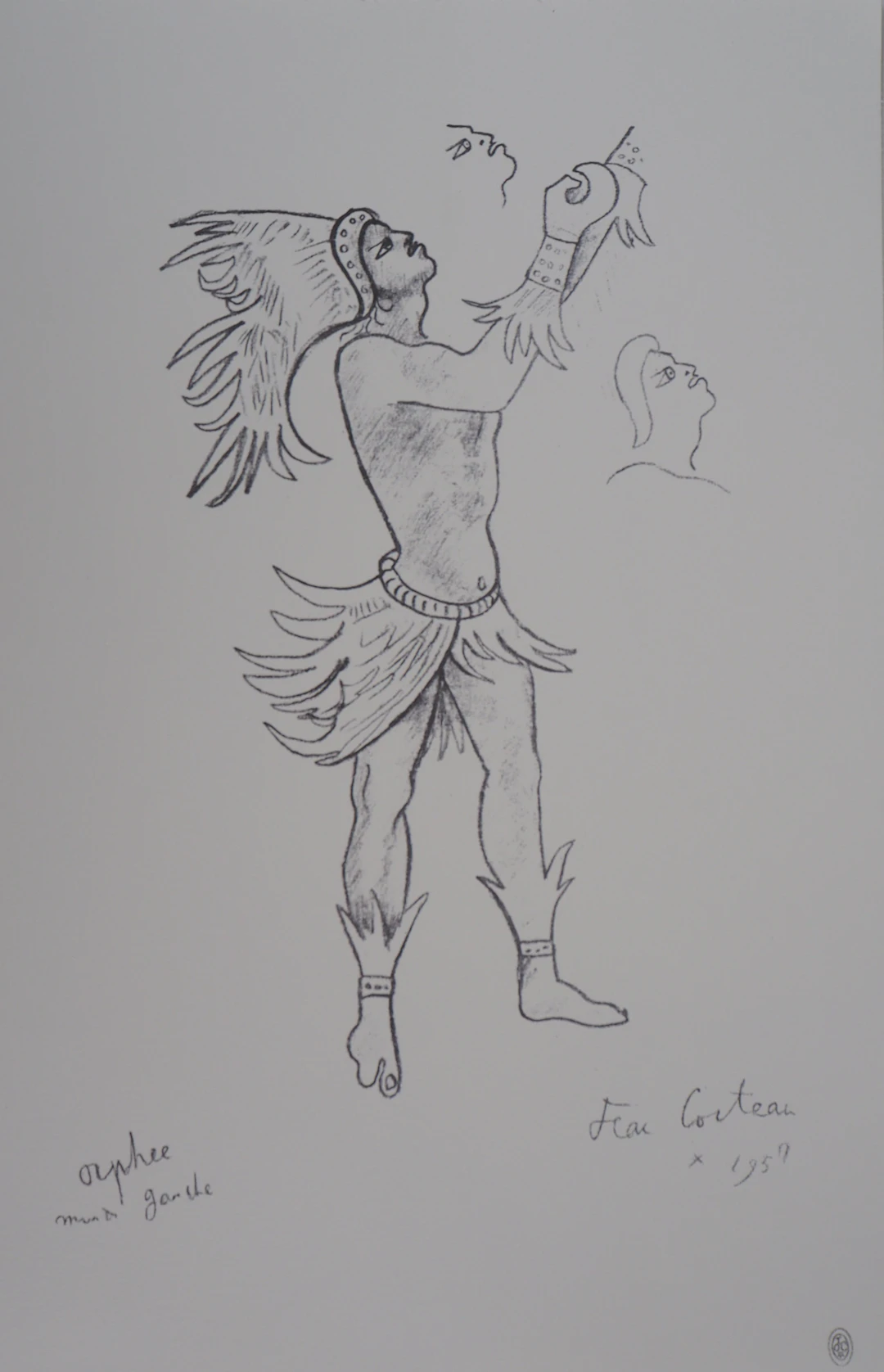 Jean COCTEAU : Orphée - Lithographie signée