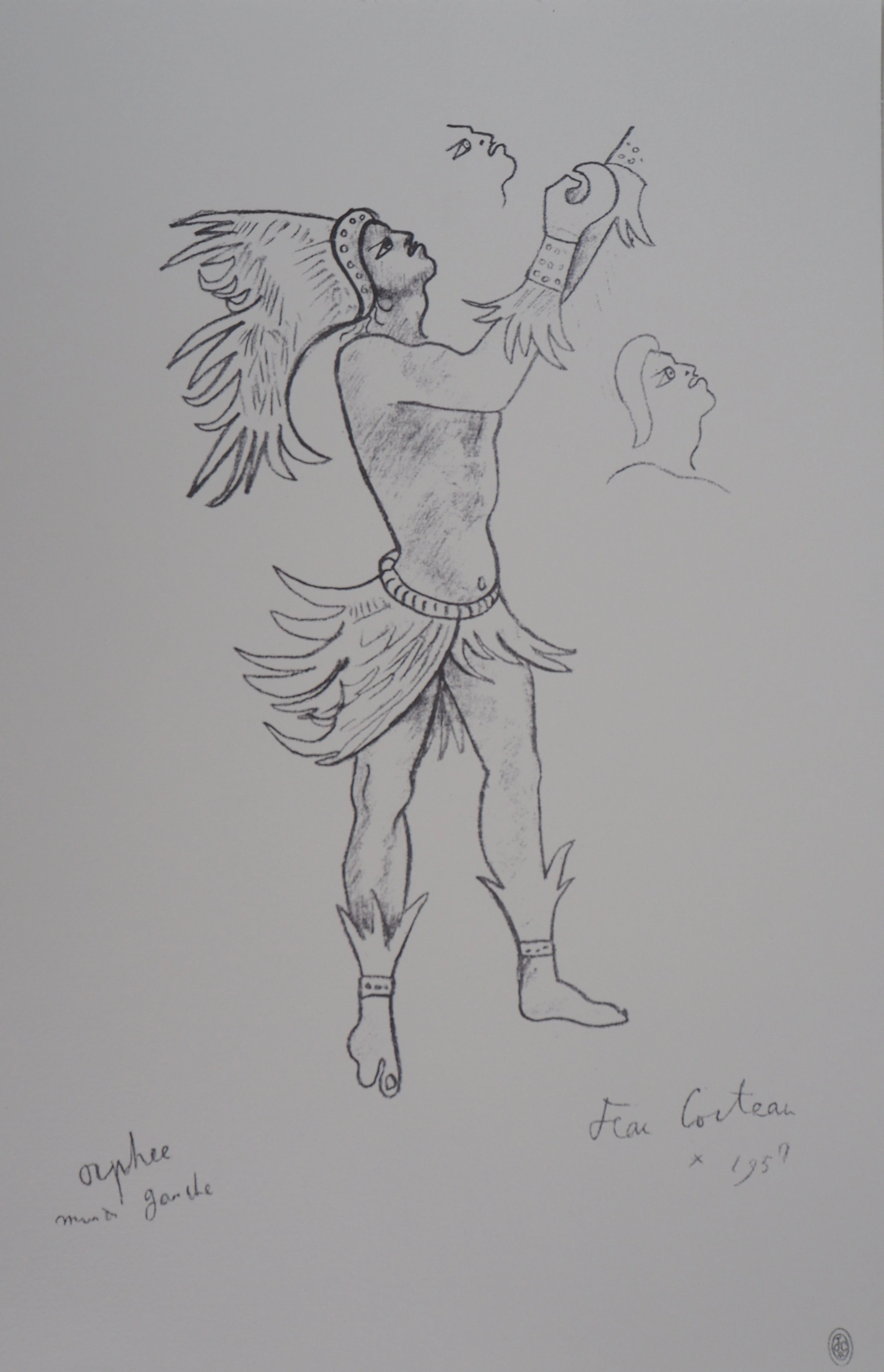 Jean COCTEAU : Orphée - Lithographie signée
