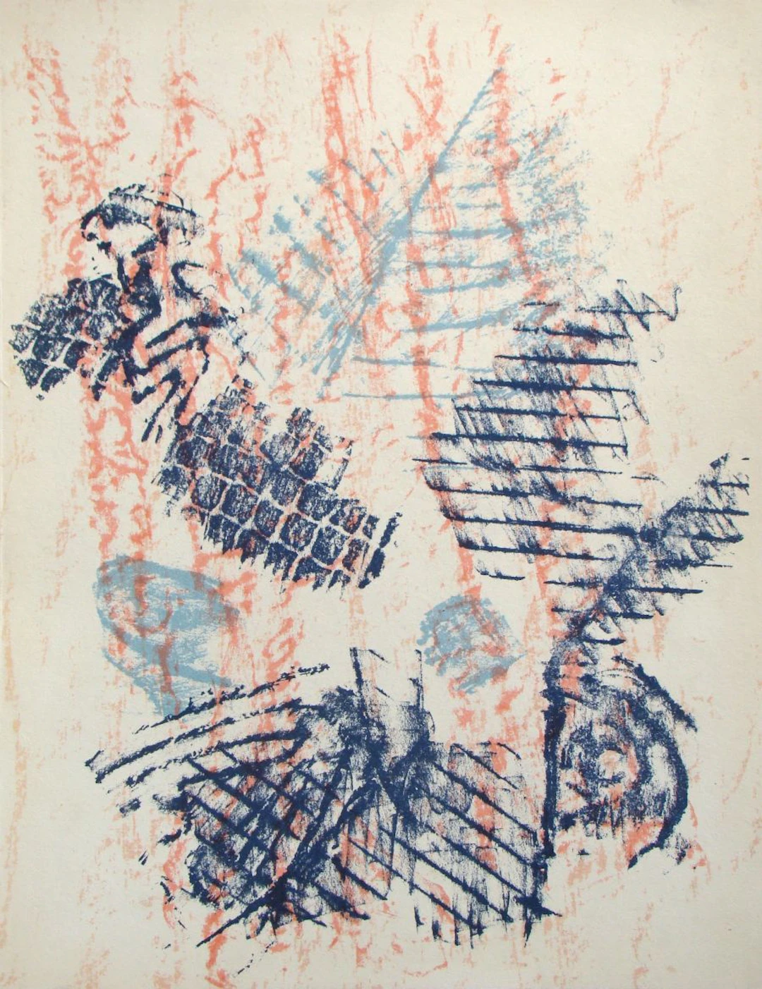 Max ERNST - Composition abstraite, 1964 - Lithographie originale