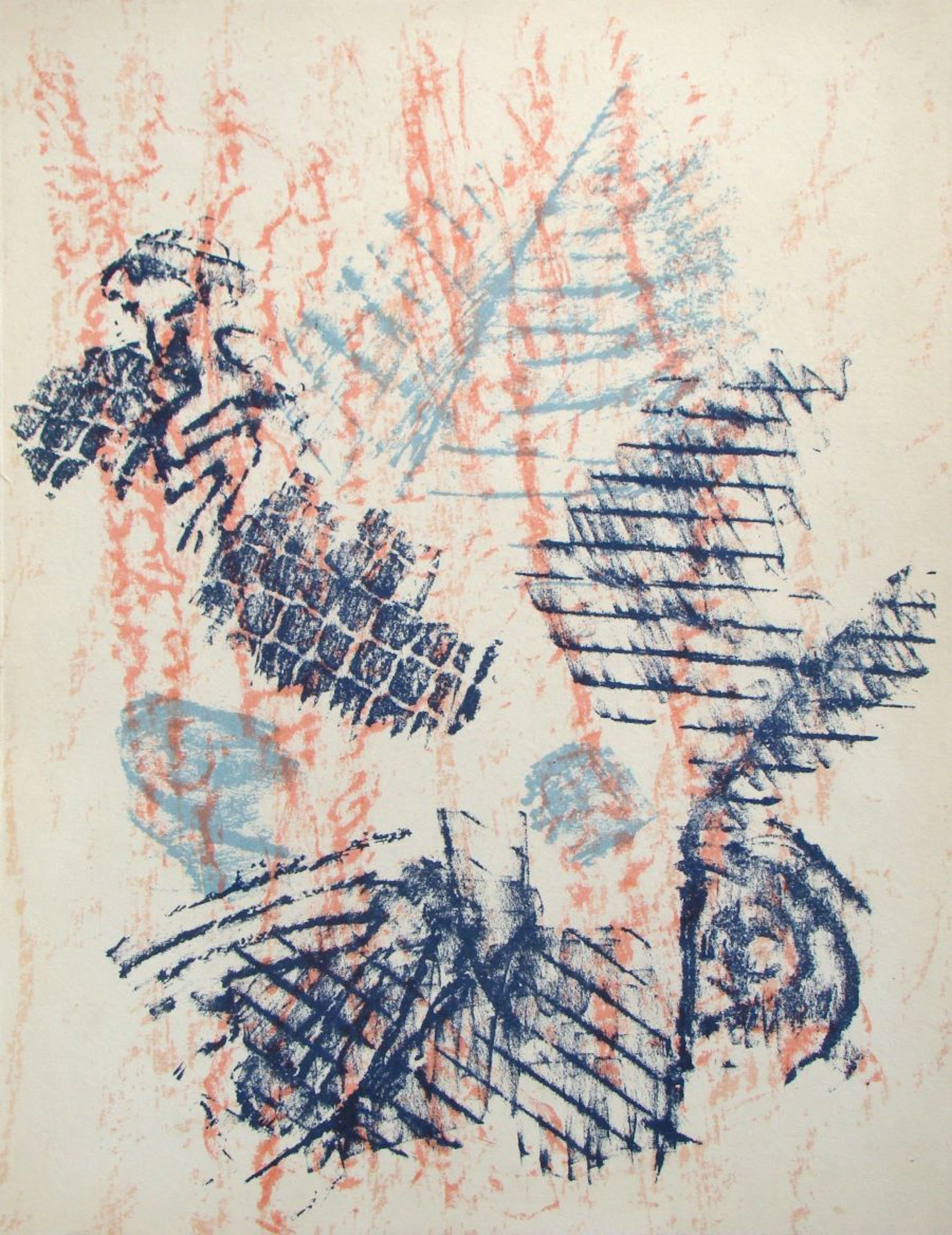 Max ERNST - Composition abstraite, 1964 - Lithographie originale