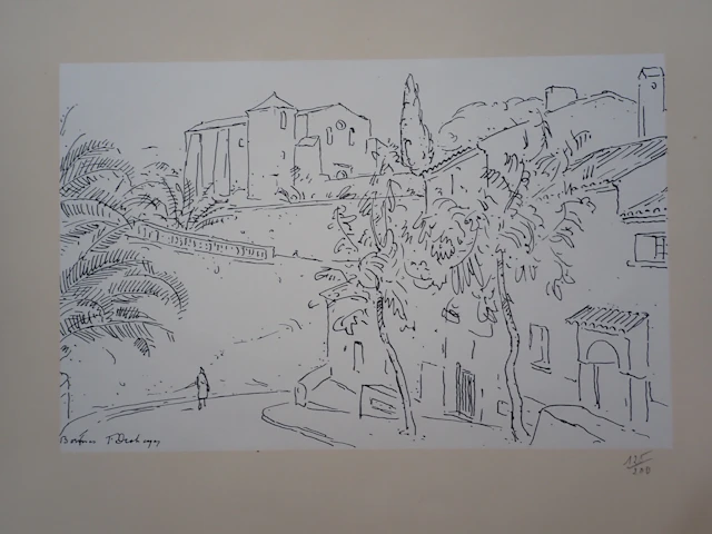 Frédéric DESHAYES - Bormes - Gravure