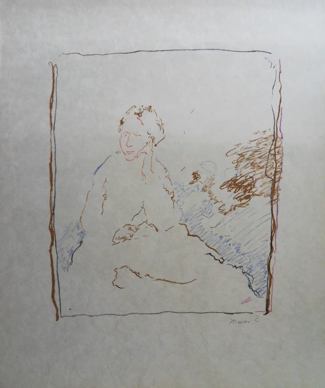 Marko CELEBONOVIC : L’attente - Lithographie Originale Signée