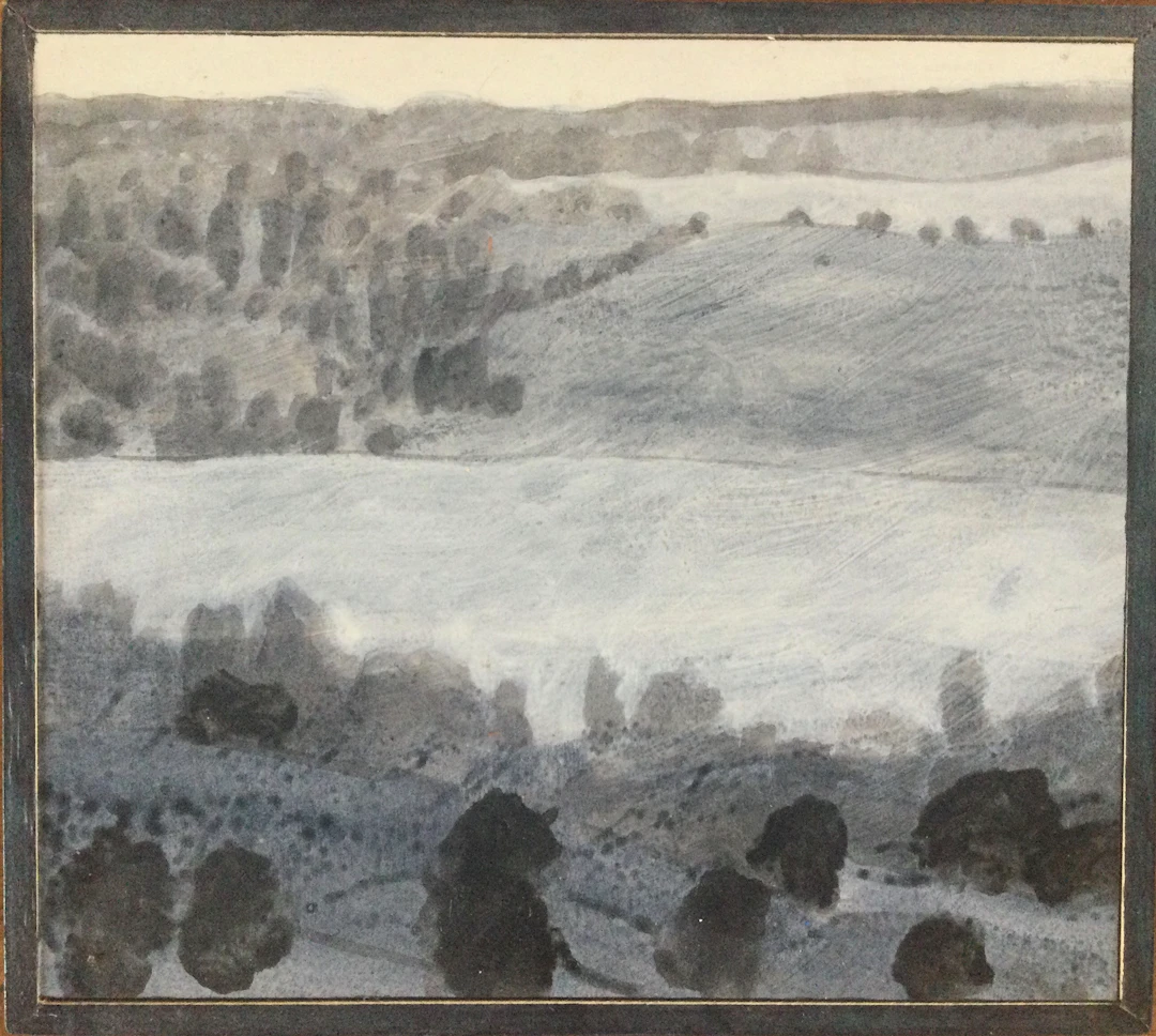 Pierre PAVLOFF - Paysage, 2010 - Acrylique sur papier marouflé sur