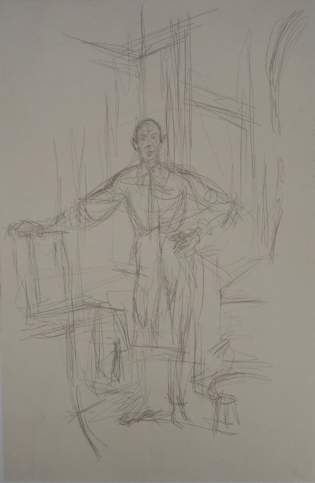 Alberto GIACOMETTI : Portrait de Diego - Lithographie