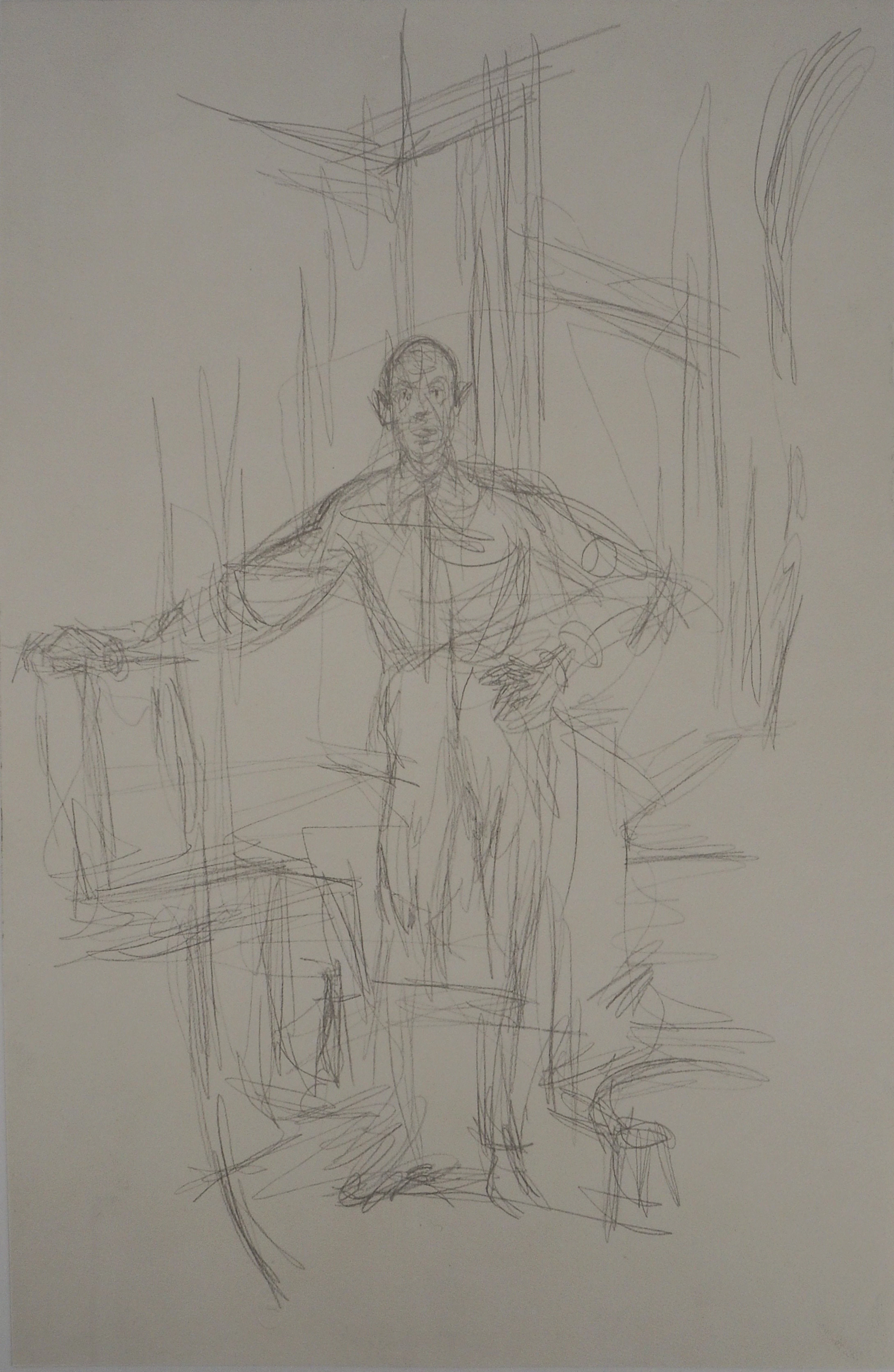 Alberto GIACOMETTI : Portrait de Diego - Lithographie
