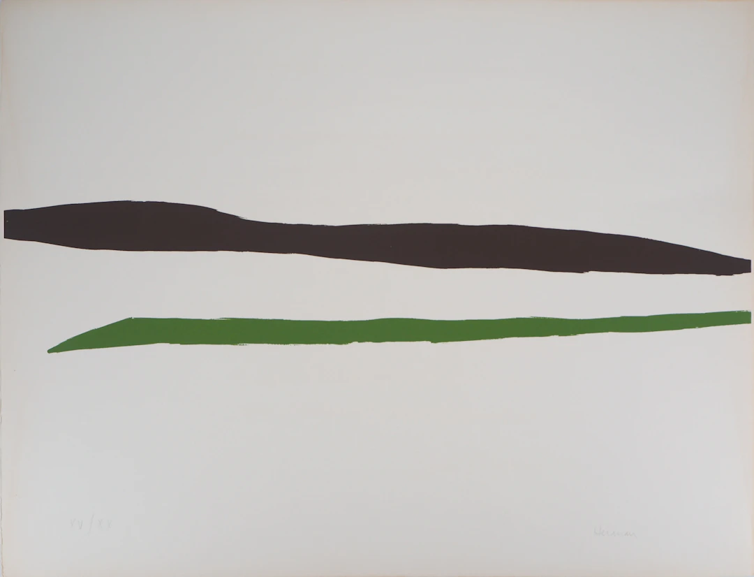 Jean-Luc HERMAN : Vague - Sérigraphie originale signée