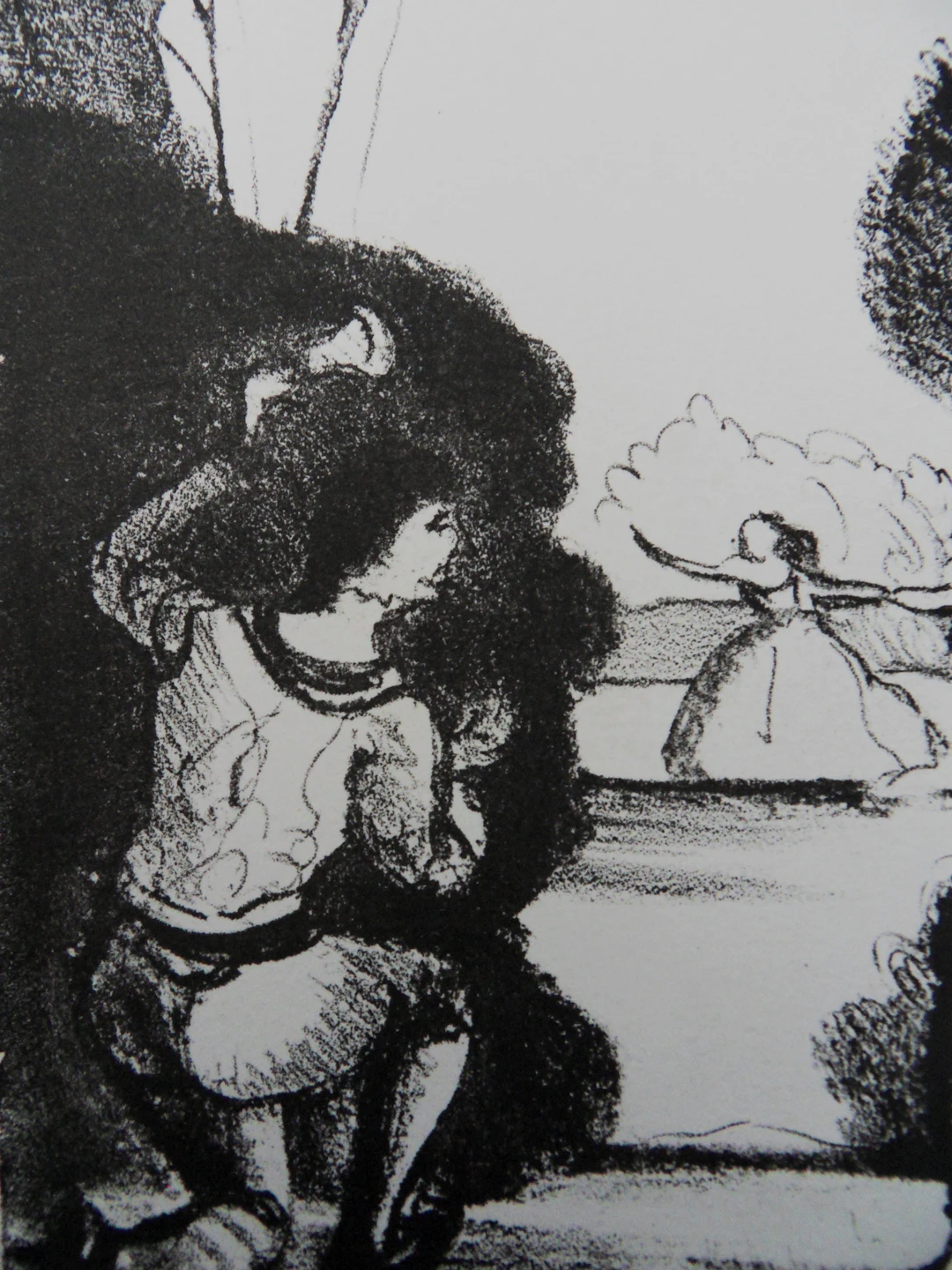 André DERAIN : Cache cache dans un jardin - Lithographie originale signée