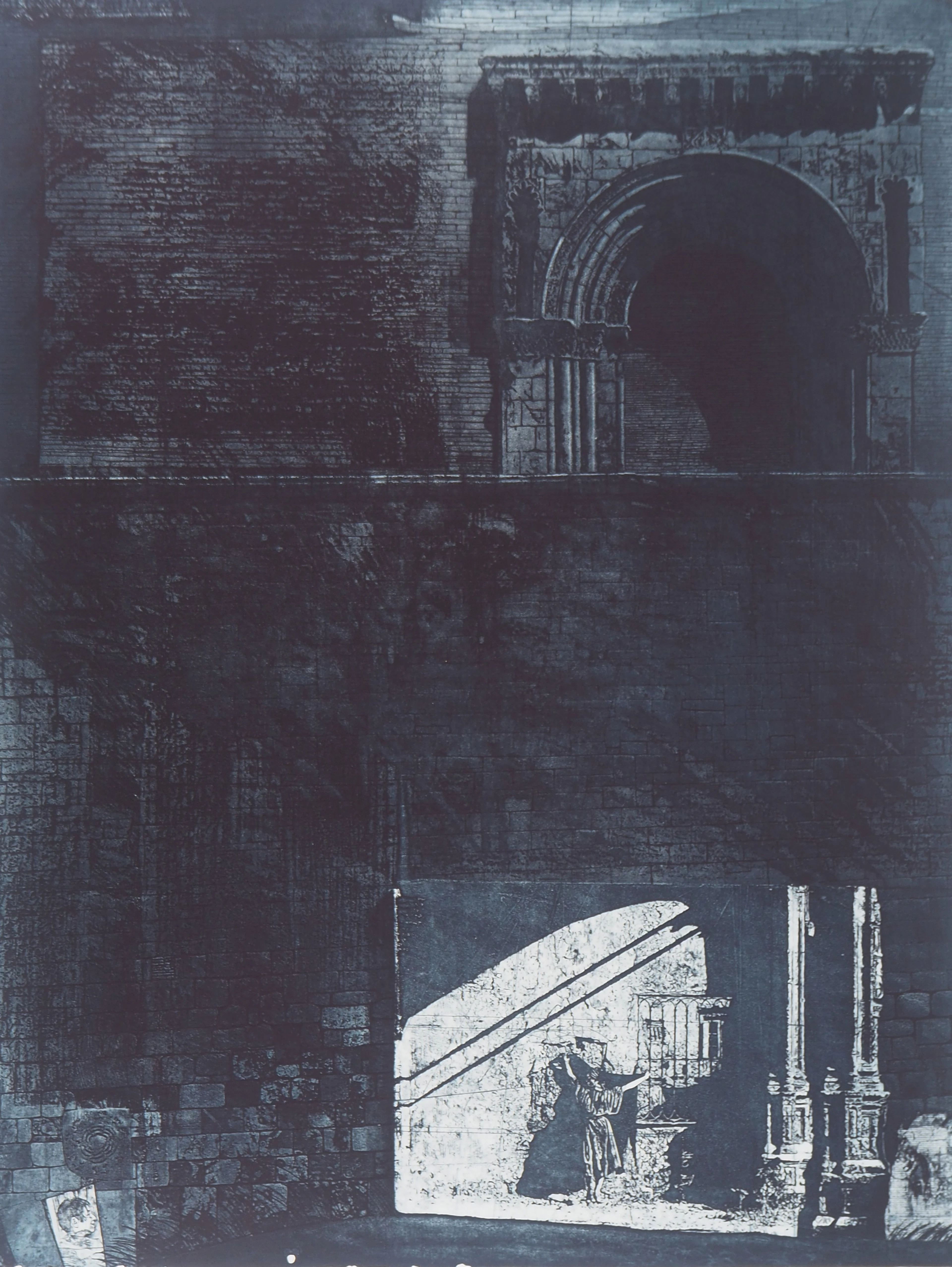 Luc THIBURS - Suite Hispanique I, 1986 - Gravure originale signée