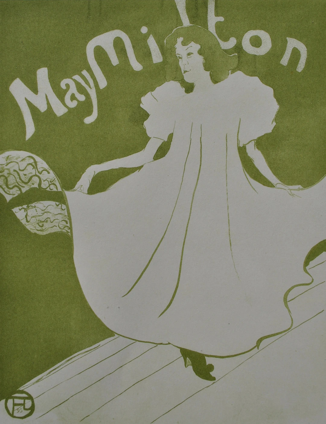 Henri de TOULOUSE-LAUTREC (d’après) : May Milton, 1927, Lithographie signée