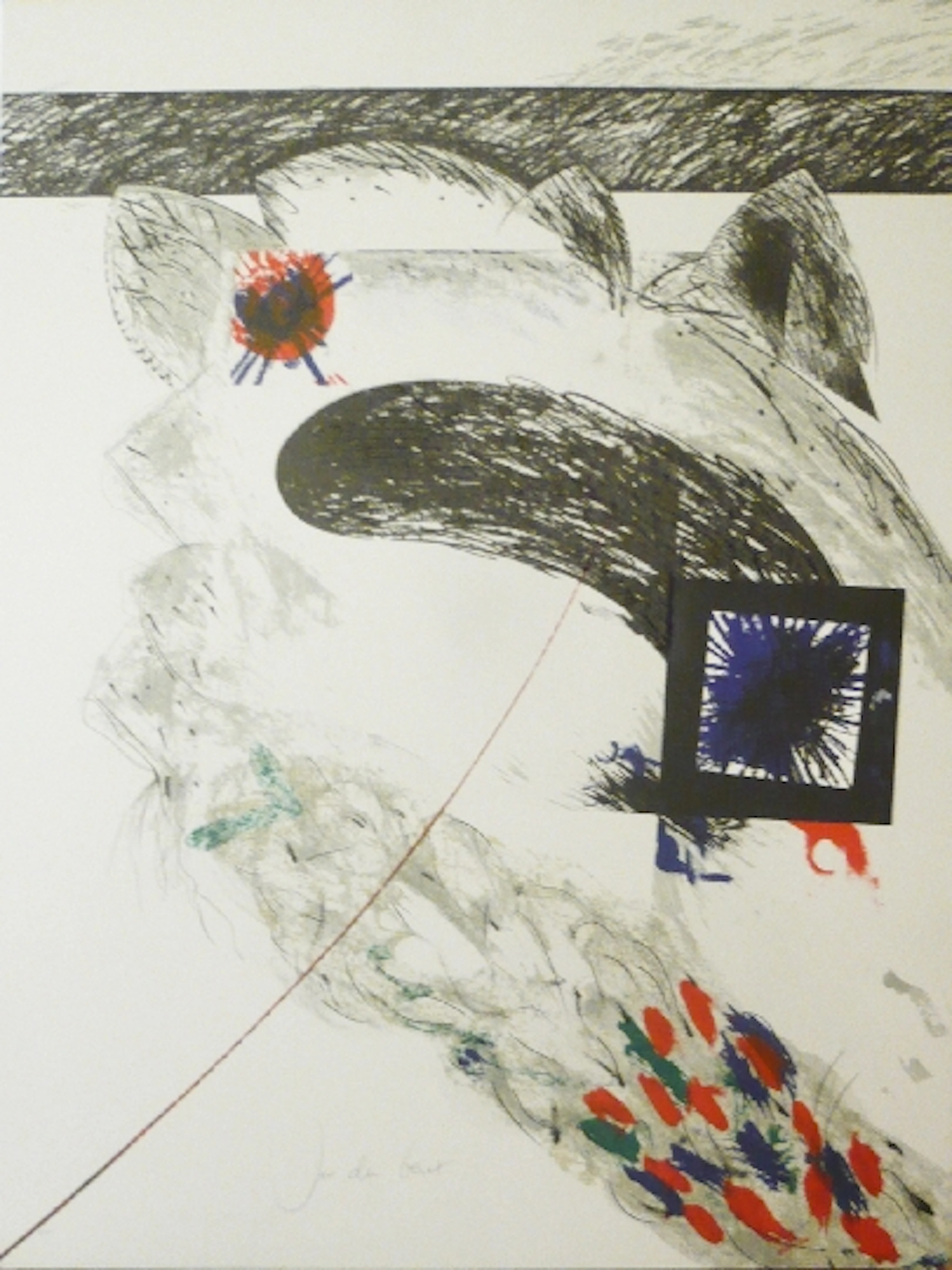 Joan DURAN BENET (1947) - Belize 1, lithographie signée et numérotée